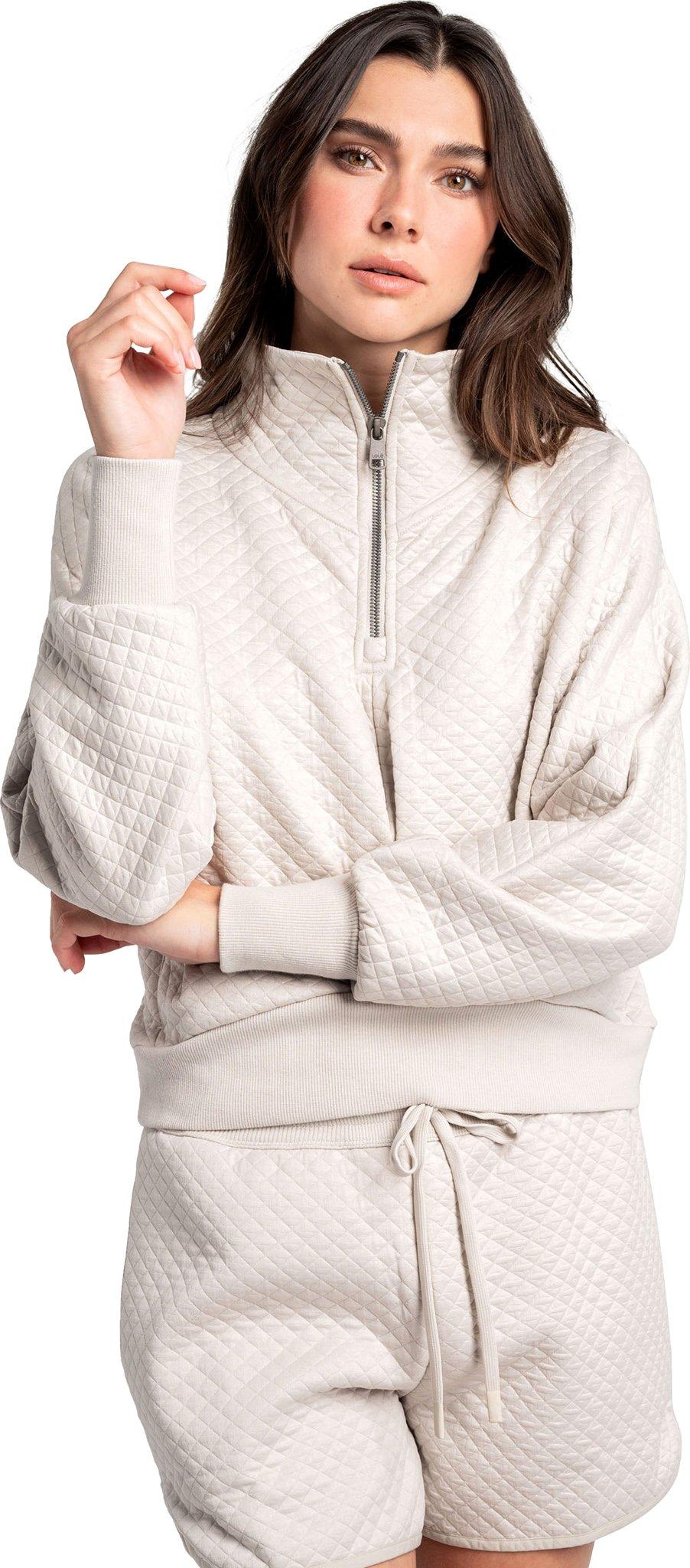 Numéro de l'image de la galerie de produits 1 pour le produit Haut matelassé à demi-glissière Air Layer - Femme