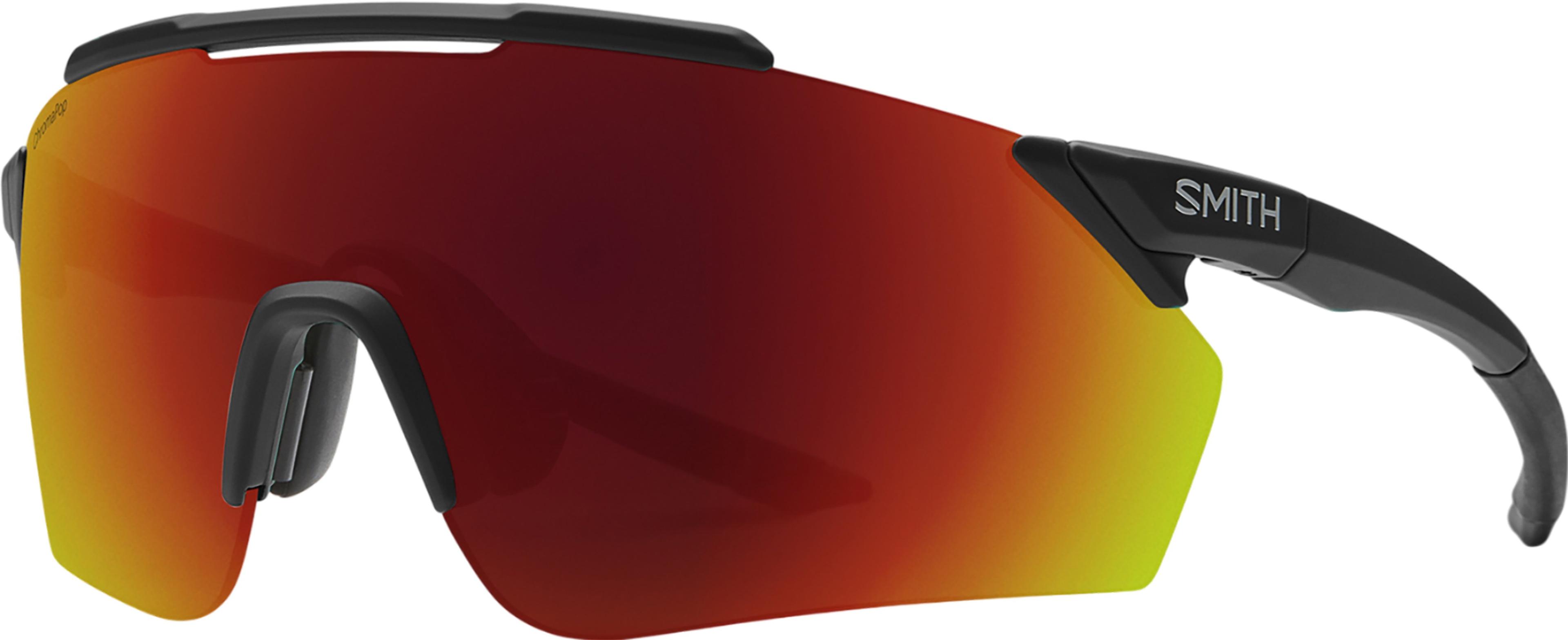 Image de produit pour Lunettes de soleil Ruckus - Matte Black - Verres ChromaPop Red Mirror - Unisexe