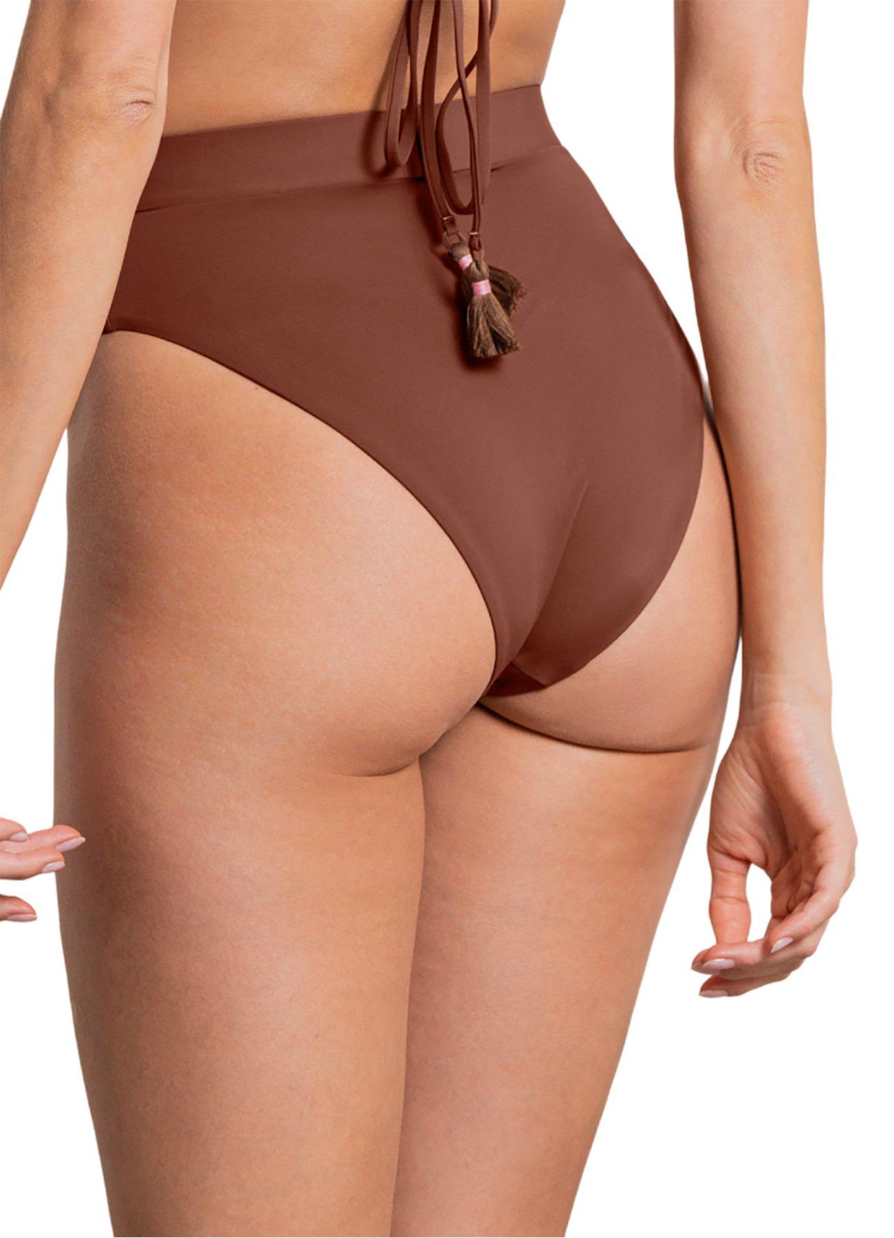 Numéro de l'image de la galerie de produits 2 pour le produit Bas de bikini taille haute/jambe haute Whitney Moccachino - Femme