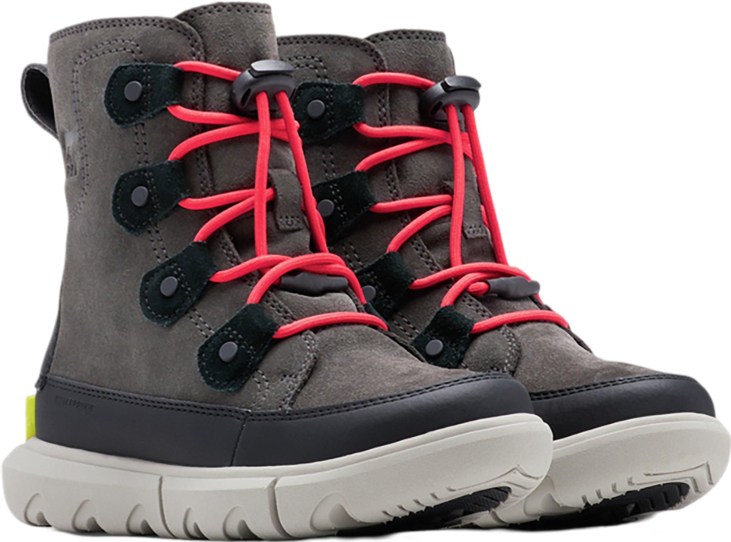 Product gallery image number 3 for product Sorel Explorer Lace Winter Boots - Kids