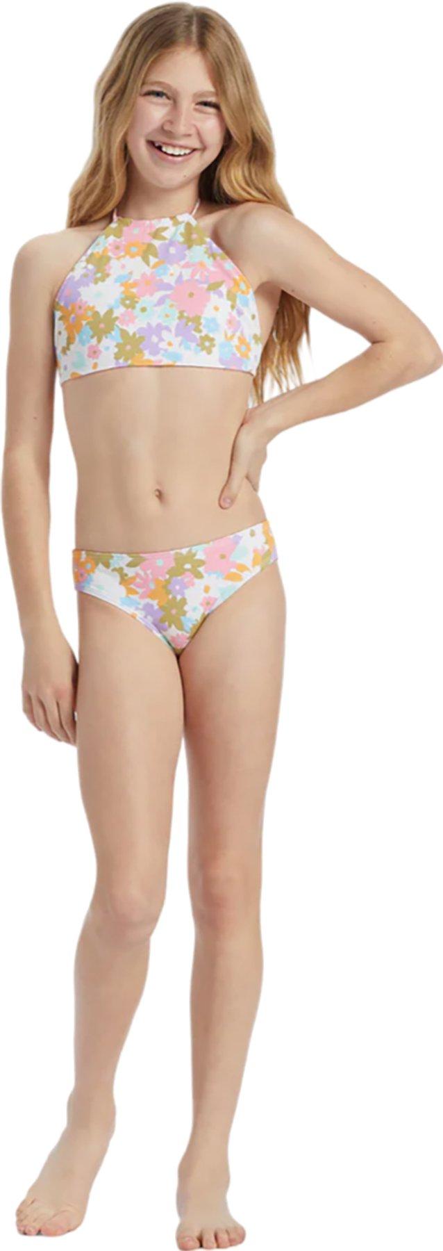 Product image for Kissed By The Sun Reversible High Neck Bikini Set - Girls