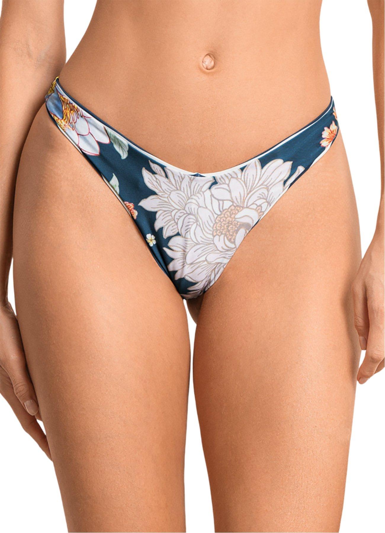 Product gallery image number 2 for product Megan Barcode High Leg Bikini Bottom - Women's