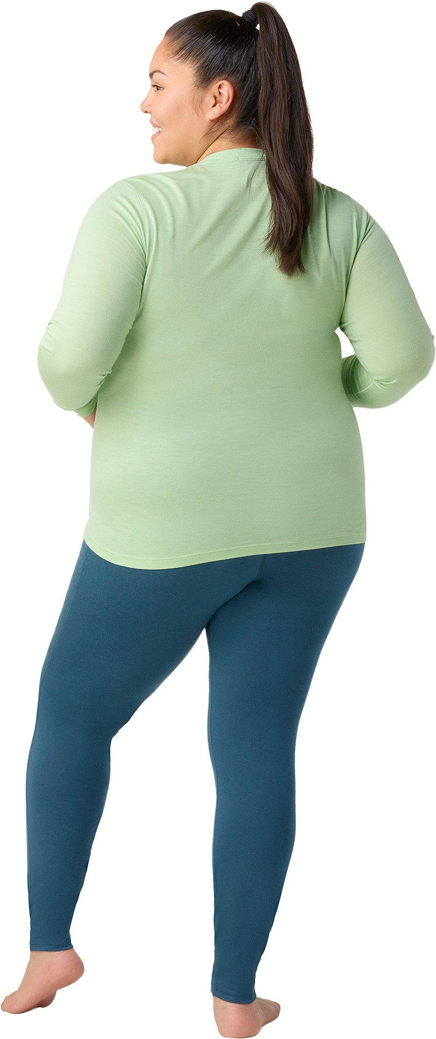 Product gallery image number 3 for product Classic All-Season Merino Base Layer Long Sleeve Plus Tee - Women's