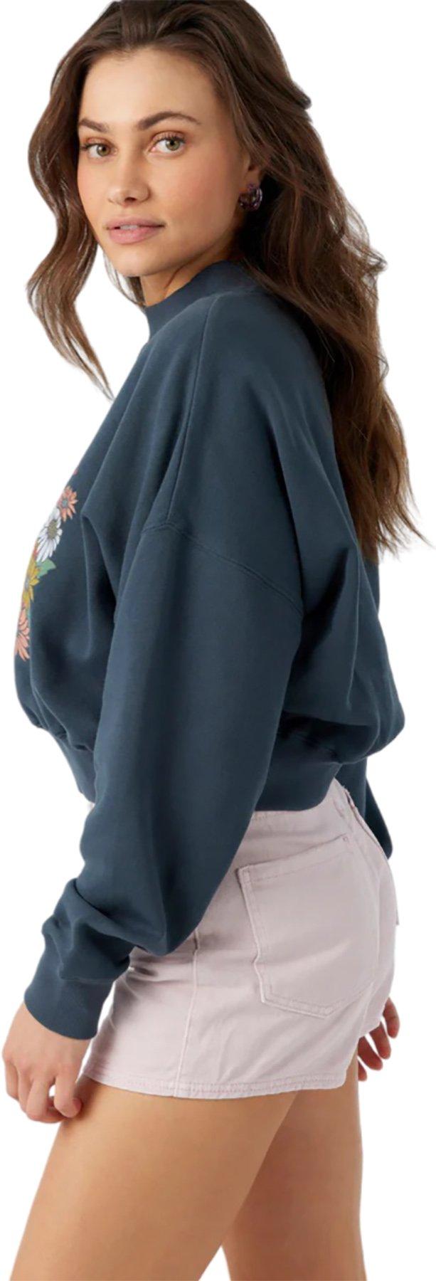 Product gallery image number 4 for product Moment Crop Fleece Mockneck Sweatshirt - Women's