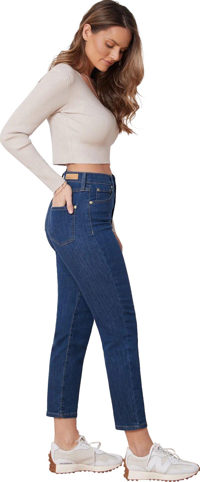 Numéro de l'image de la galerie de produits 4 pour le produit Jean coupe ajustée à taille haute Emily - Femme