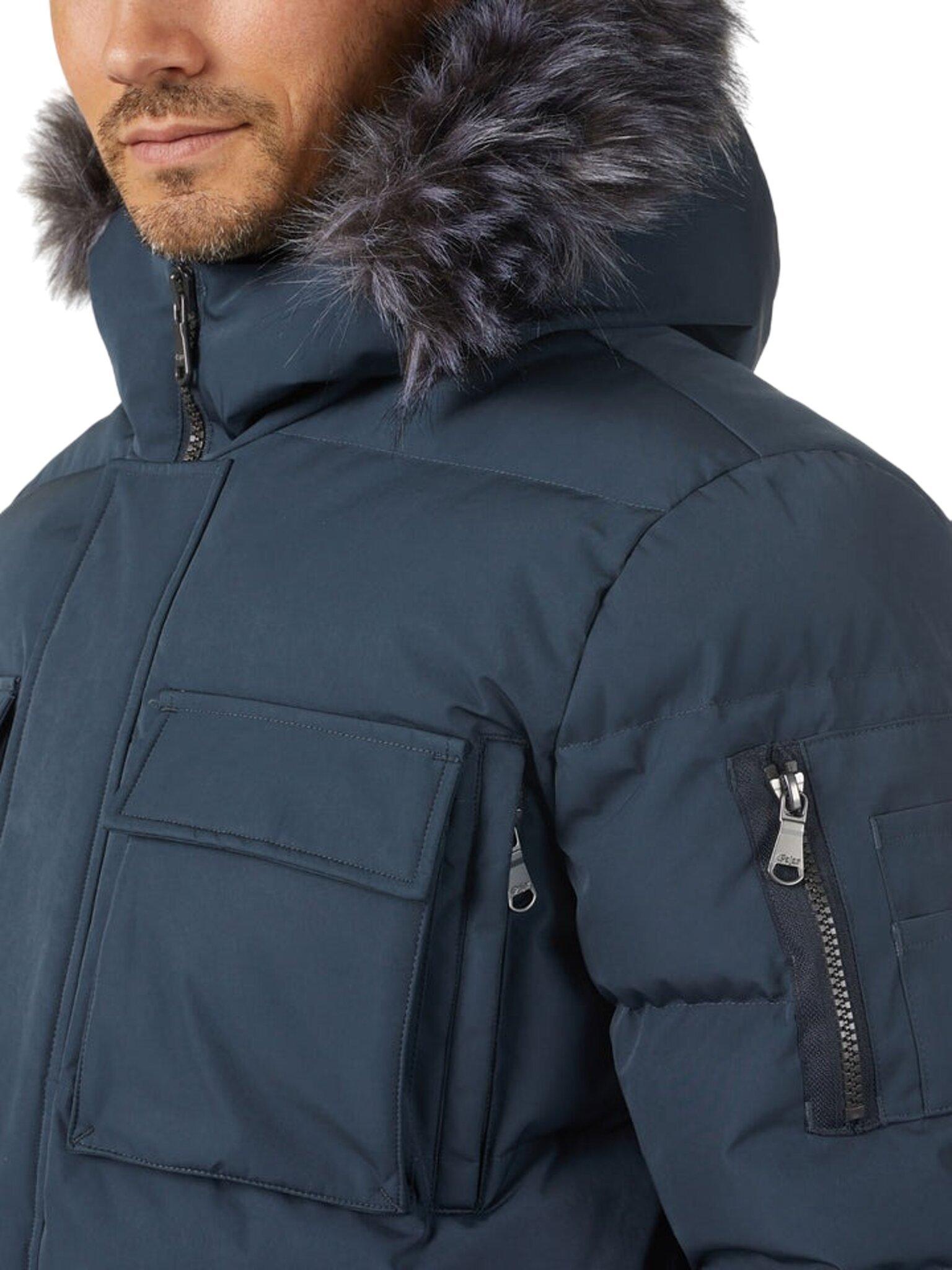 Numéro de l'image de la galerie de produits 3 pour le produit Parka matelassé Hamilton avec bordure en fausse fourrure - Homme