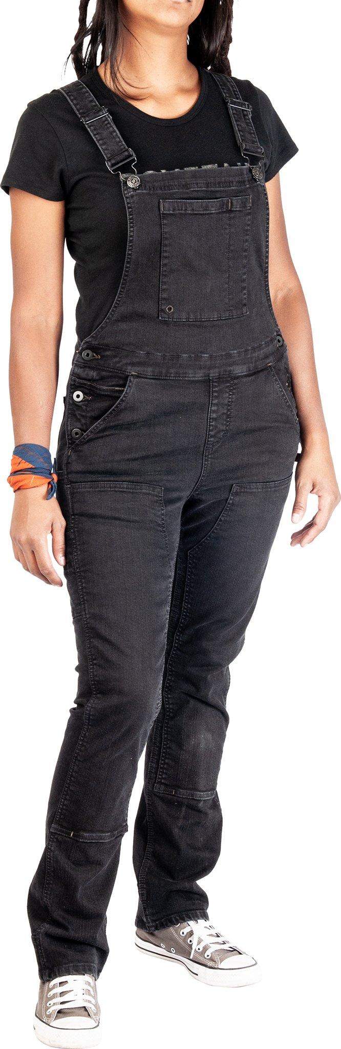 Numéro de l'image de la galerie de produits 7 pour le produit Salopette noire extensible Denim Freshley - Femme