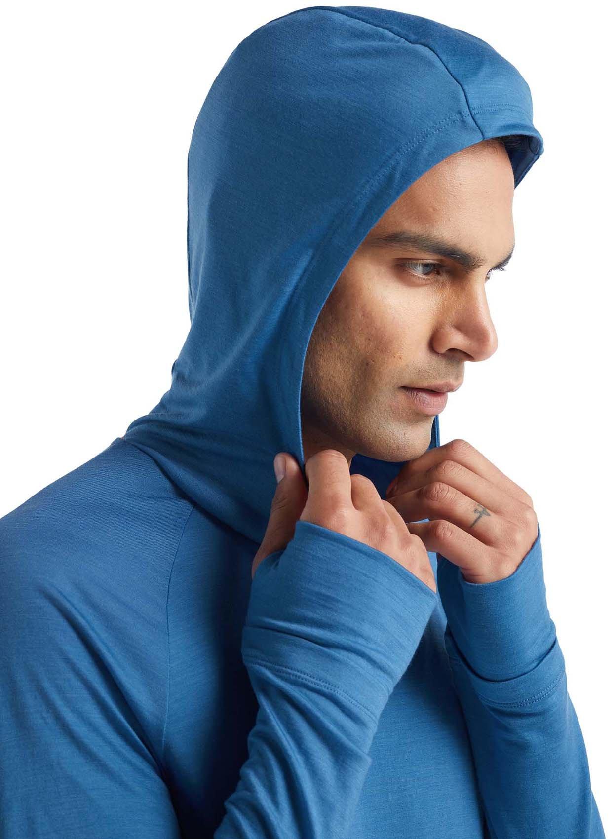 Product gallery image number 5 for product Merino Cool Lite Long Sleeve Hoodie - Men's