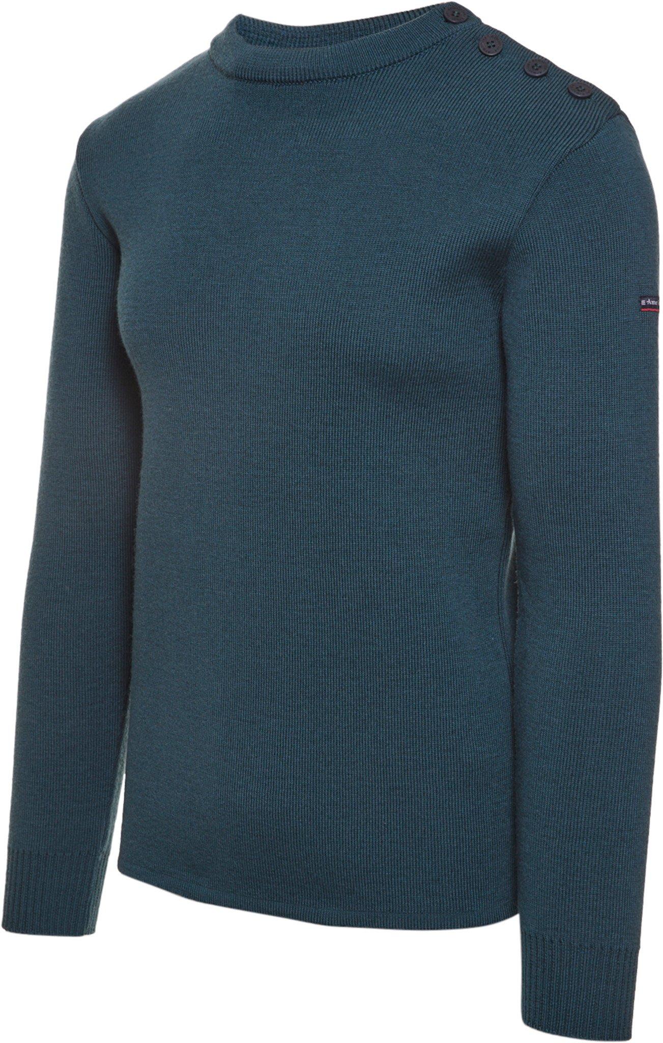 Product gallery image number 3 for product Fouesnant Plain Fisherman's Wool Jumper - Men's