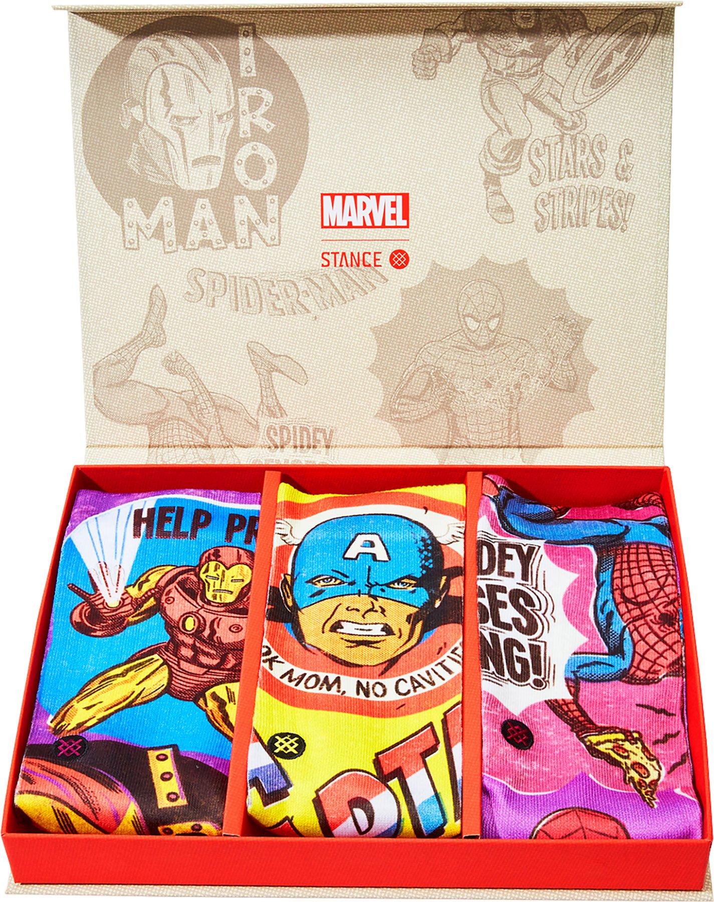 Product gallery image number 2 for product Marvel X Stance Box Set Crew Socks - Unisex