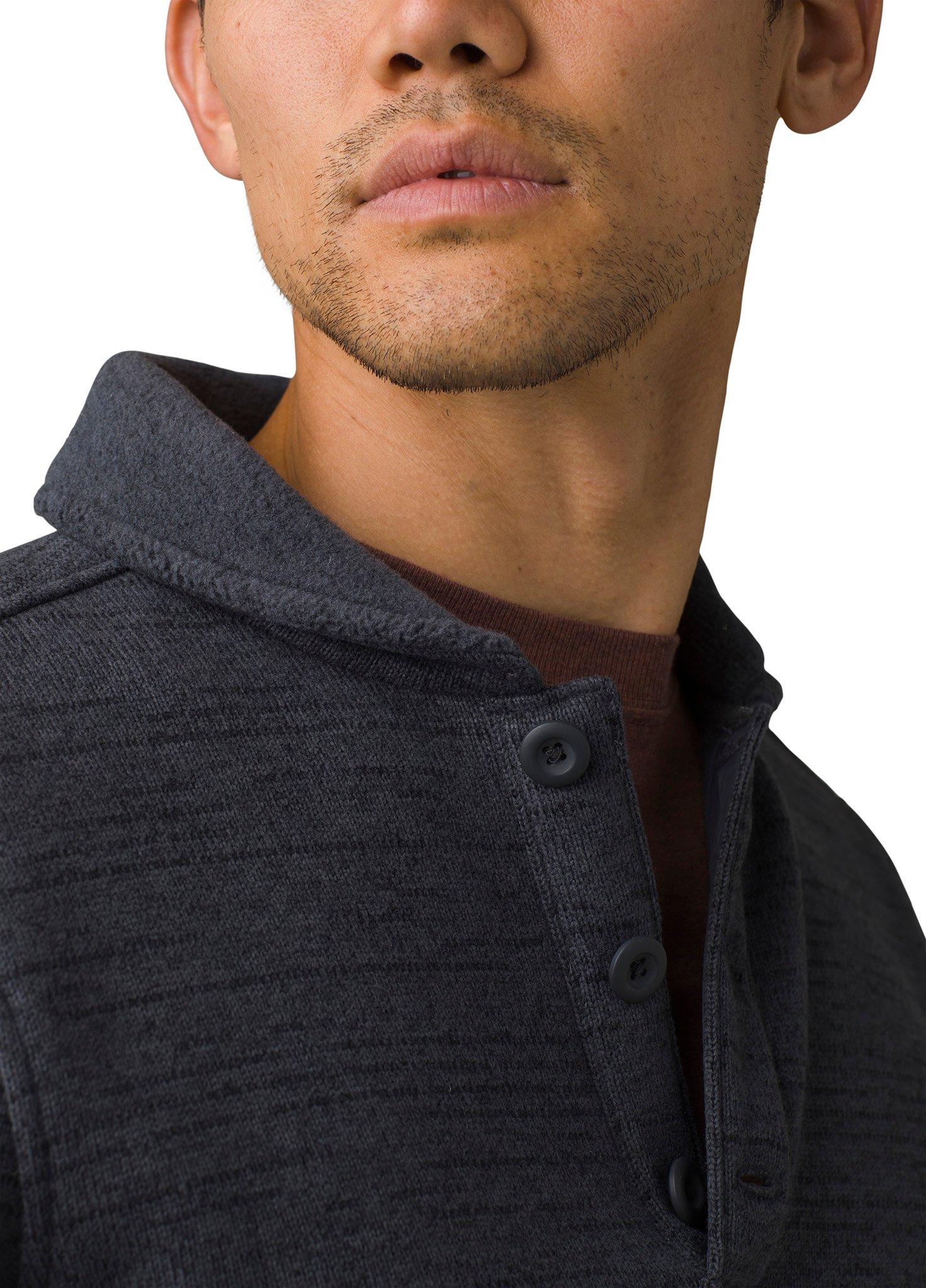 Product gallery image number 4 for product Tri Thermal Threads Henley Sweatshirt - Men's