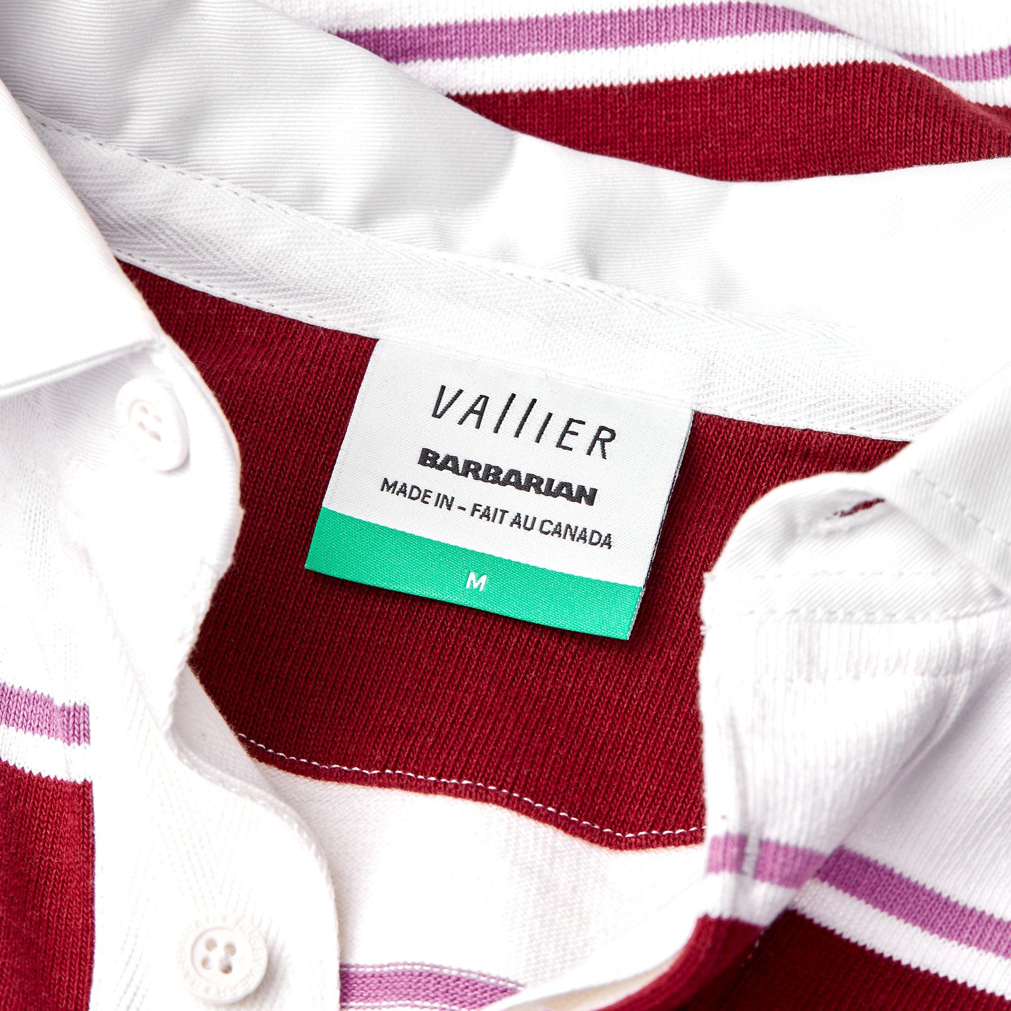 Product gallery image number 11 for product Vallier x Barbarian Rugby Polo - Unisex