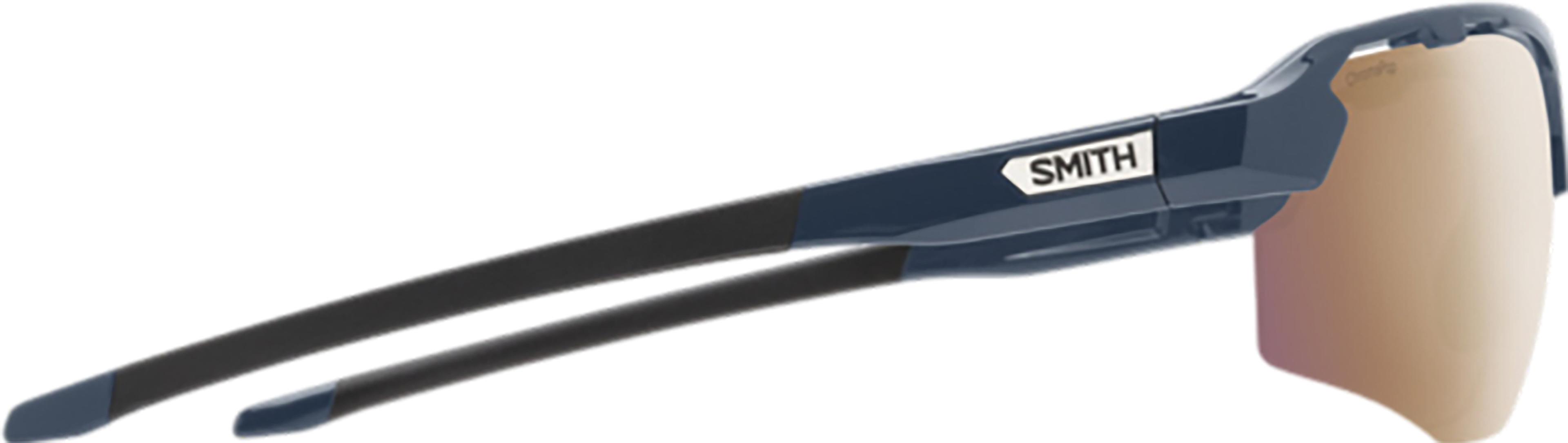 Product gallery image number 3 for product Resolve Sunglasses - French Navy - ChromaPop Rose Gold Mirror Lens - Unisex