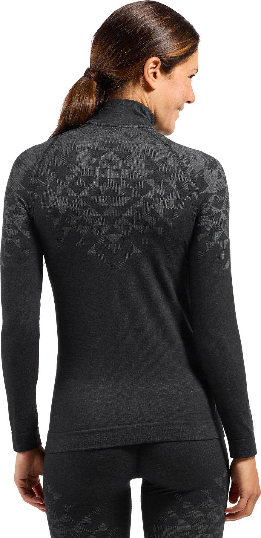 Product gallery image number 2 for product Kinship Performance Wool 200 Half Zip Long Sleeve Base Layer Top - Women's