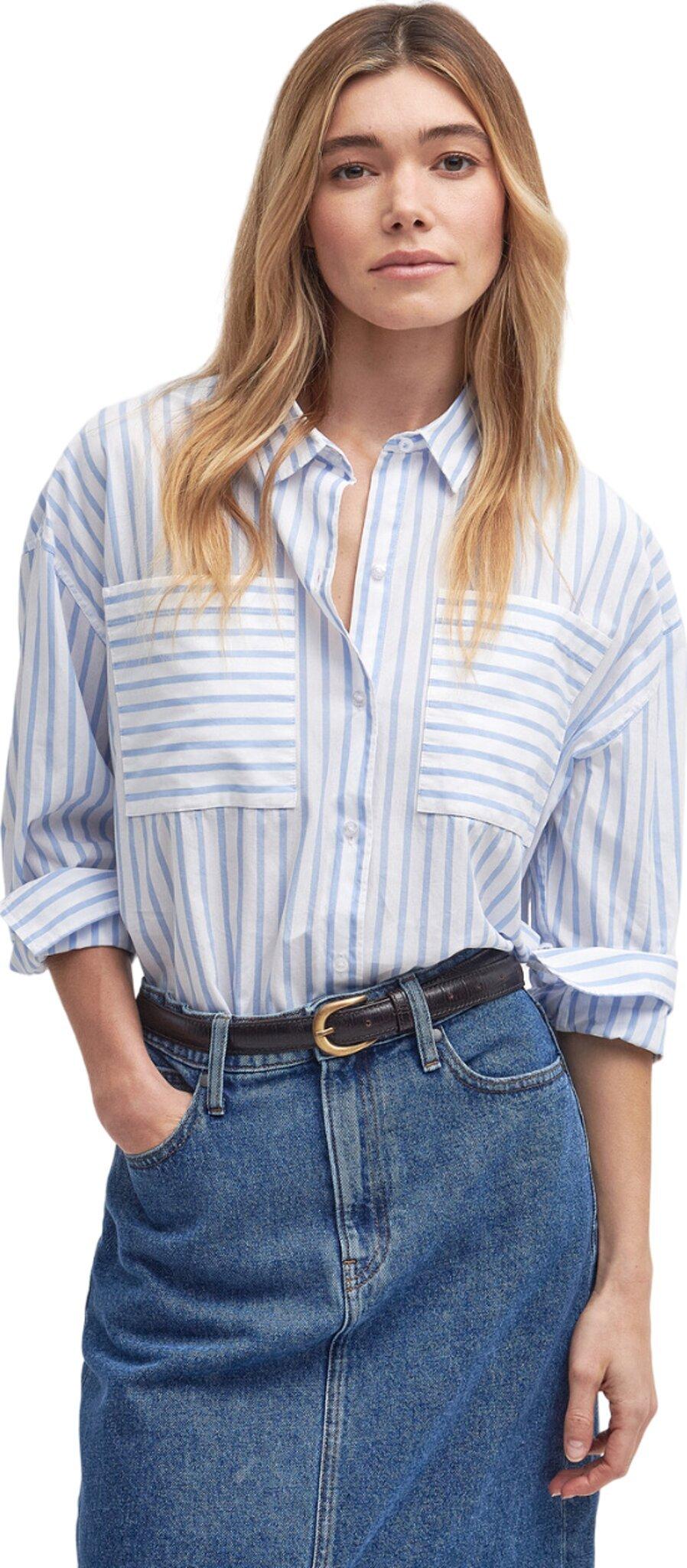 Product gallery image number 2 for product Nicola Striped Relaxed Long-Sleeved Shirt - Women's