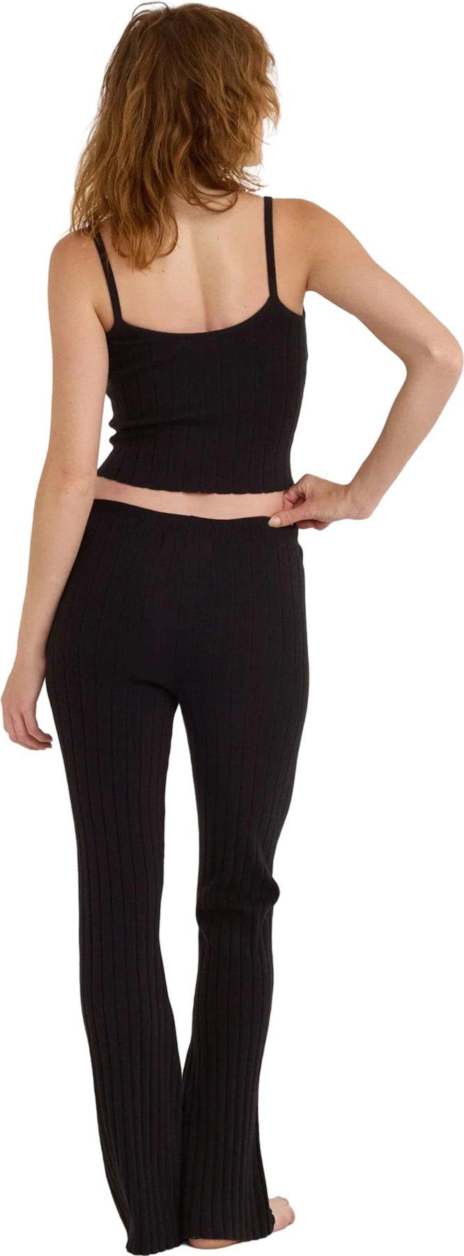 Product gallery image number 2 for product Soft Knit Rib Flare Pants - Women's