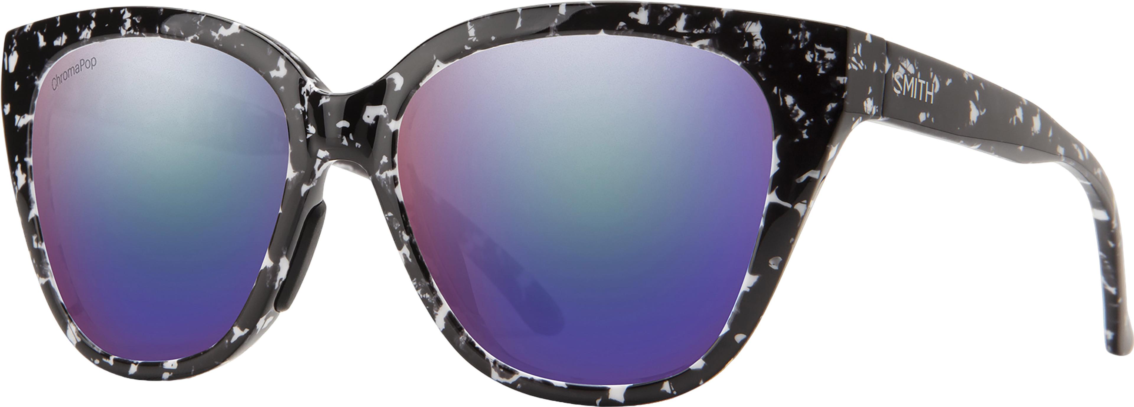 Product image for Era Sunglasses - Black Marble - ChromaPop Polarized Violet Mirror Lens