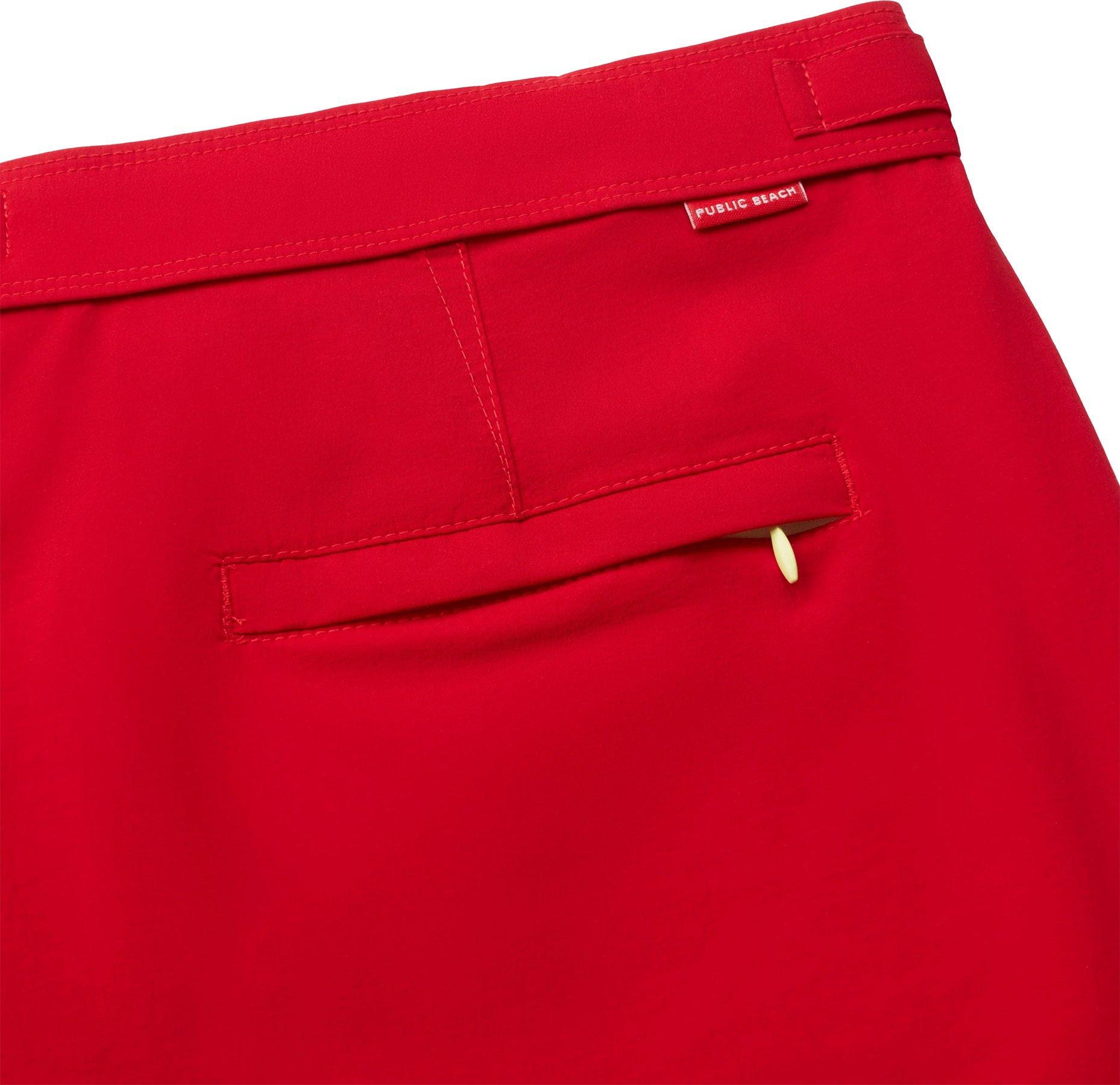 Product gallery image number 4 for product The Lifeguard Keep It Tight Tailored Solid Swim Shorts with Compression Liner 6.5" - Men's