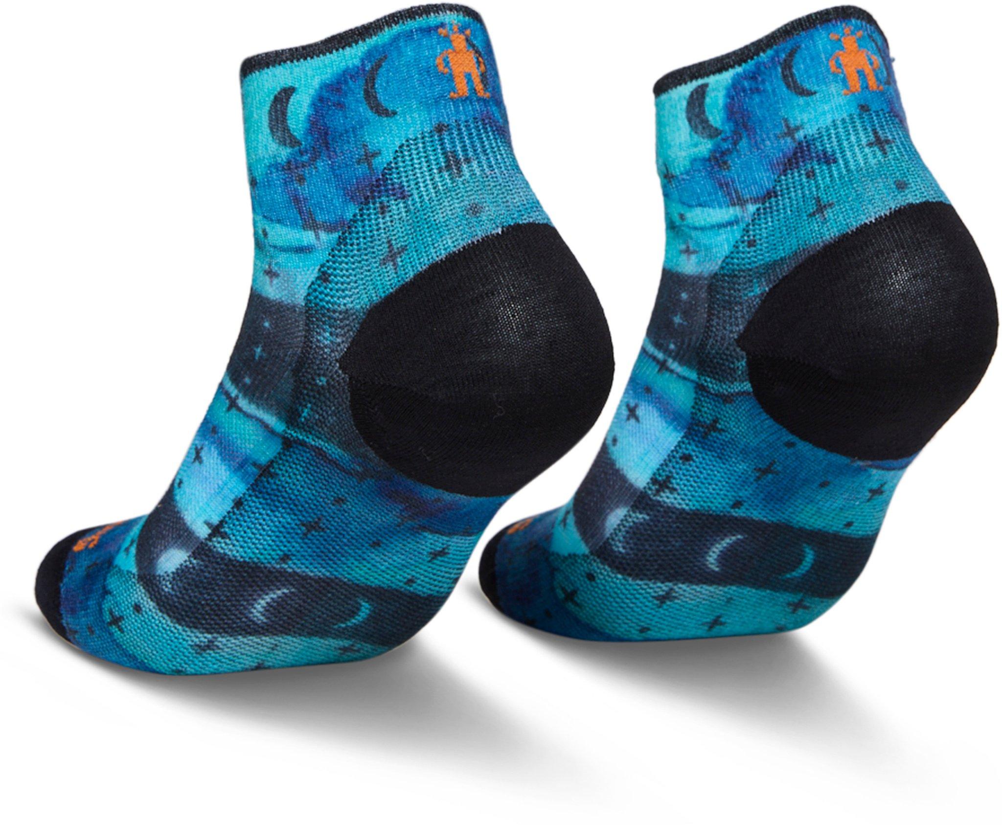 Product gallery image number 2 for product Bike Zero Cushion Celestial Print Ankle Socks - Women's