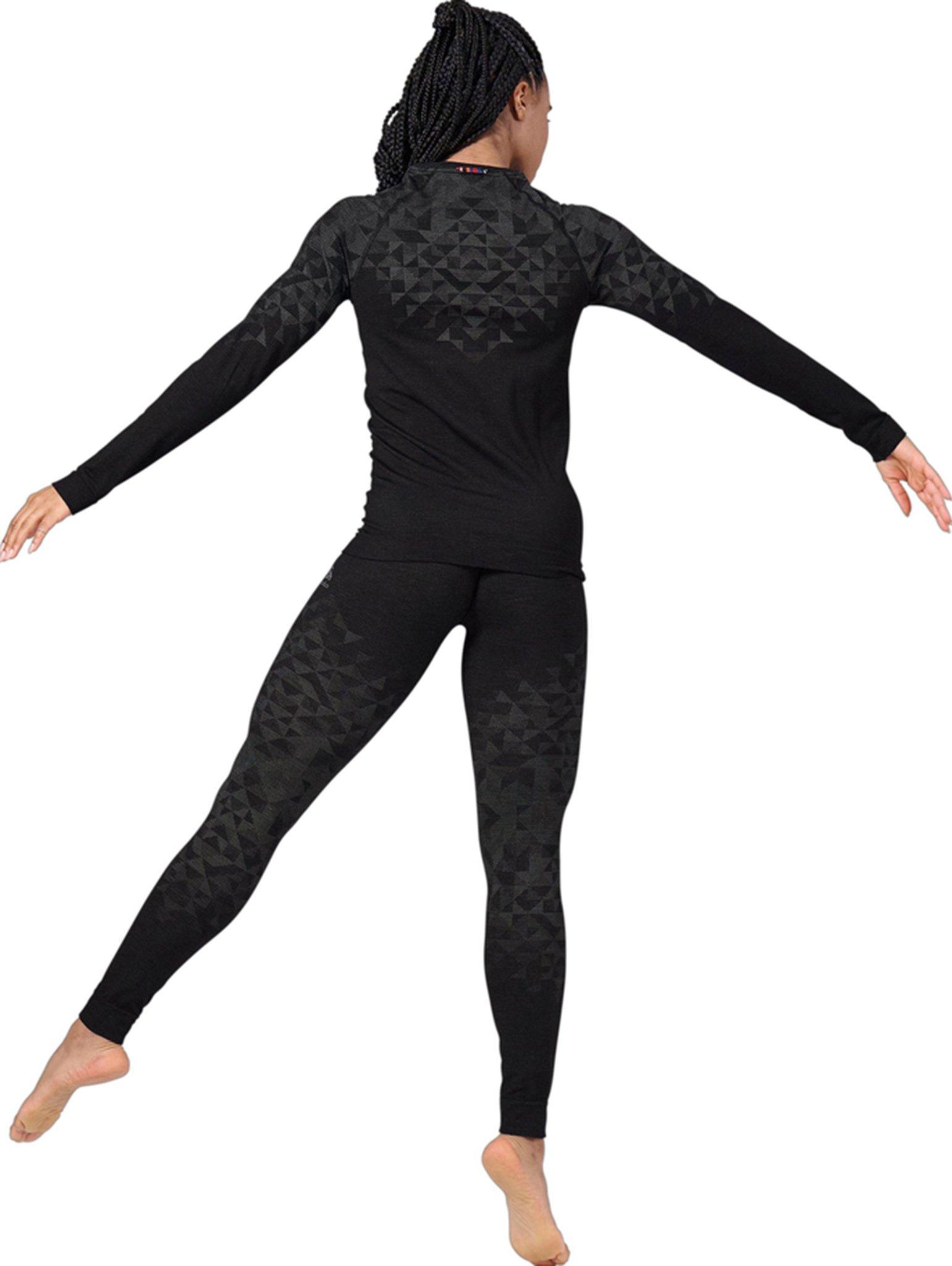 Product gallery image number 4 for product Kinship Performance Wool Warm Long Sleeve Crew Neck Base Layer Top - Women's