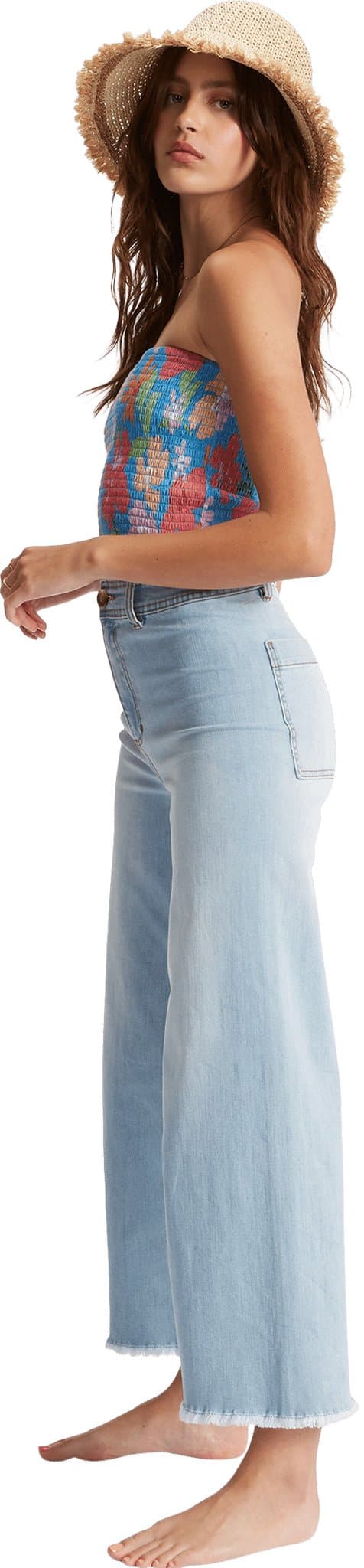 Product gallery image number 2 for product Free Fall Indigo High-Waist Pants - Women's