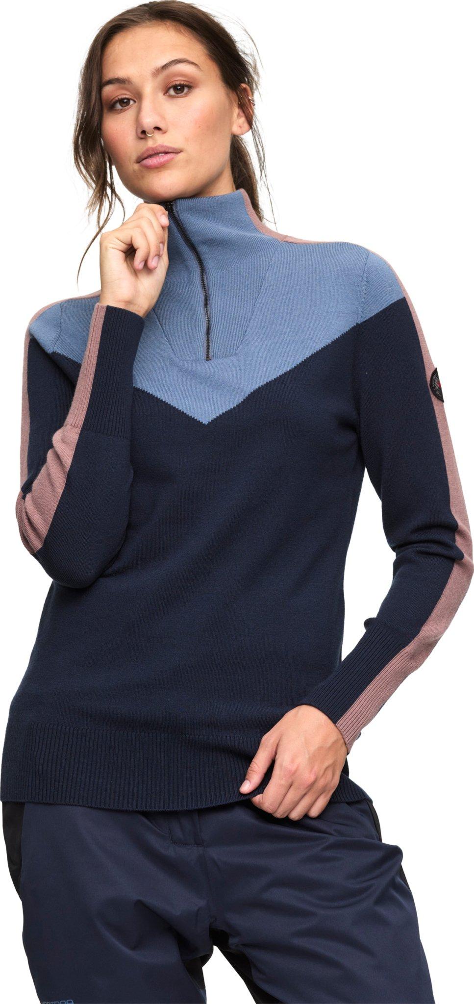 Product gallery image number 3 for product Voss Knit Half Zip Sweater - Women's