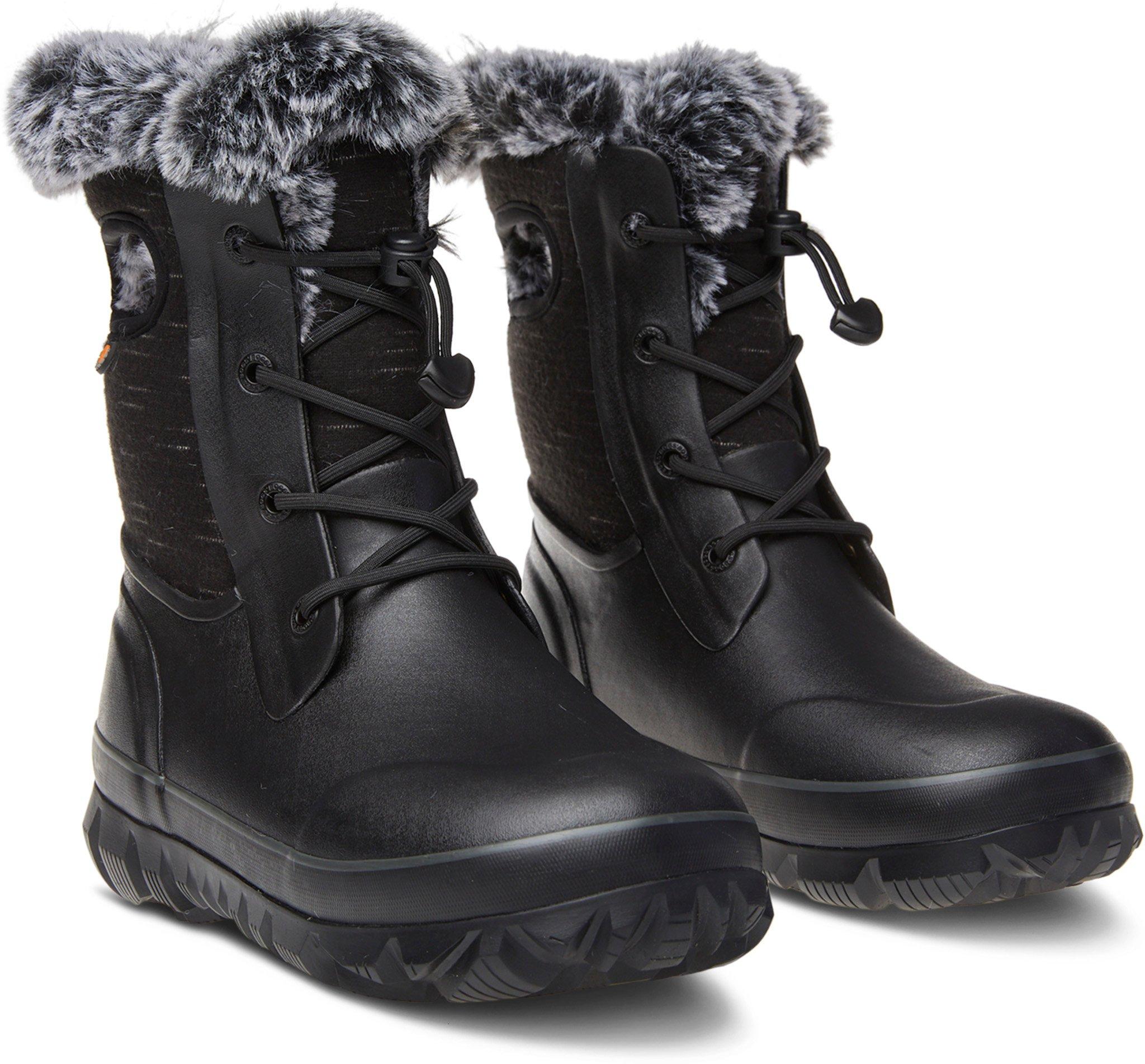 Product gallery image number 5 for product Arcata II Cozy Plaid Winter Boots - Kids