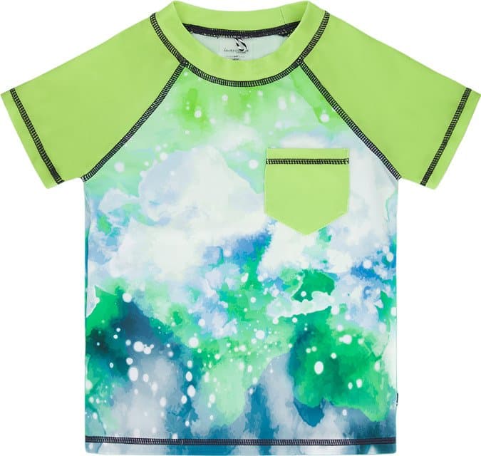 Product image for Short Sleeve Rashguard with Print and Pocket - Little Boys