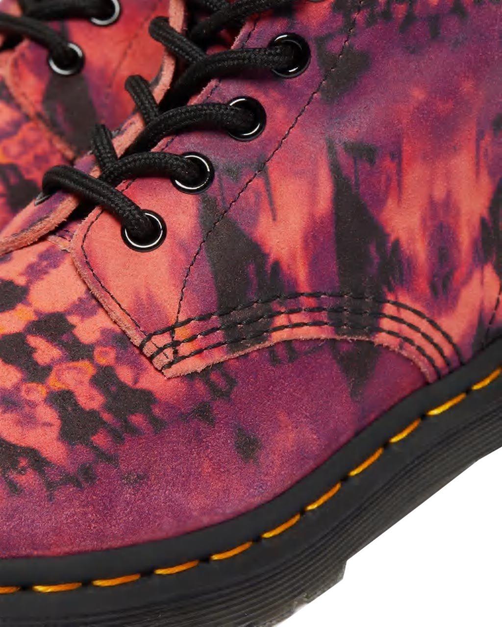 Product gallery image number 6 for product 1460 Pascal Tie Dye Leather Lace Up Boots - Women's