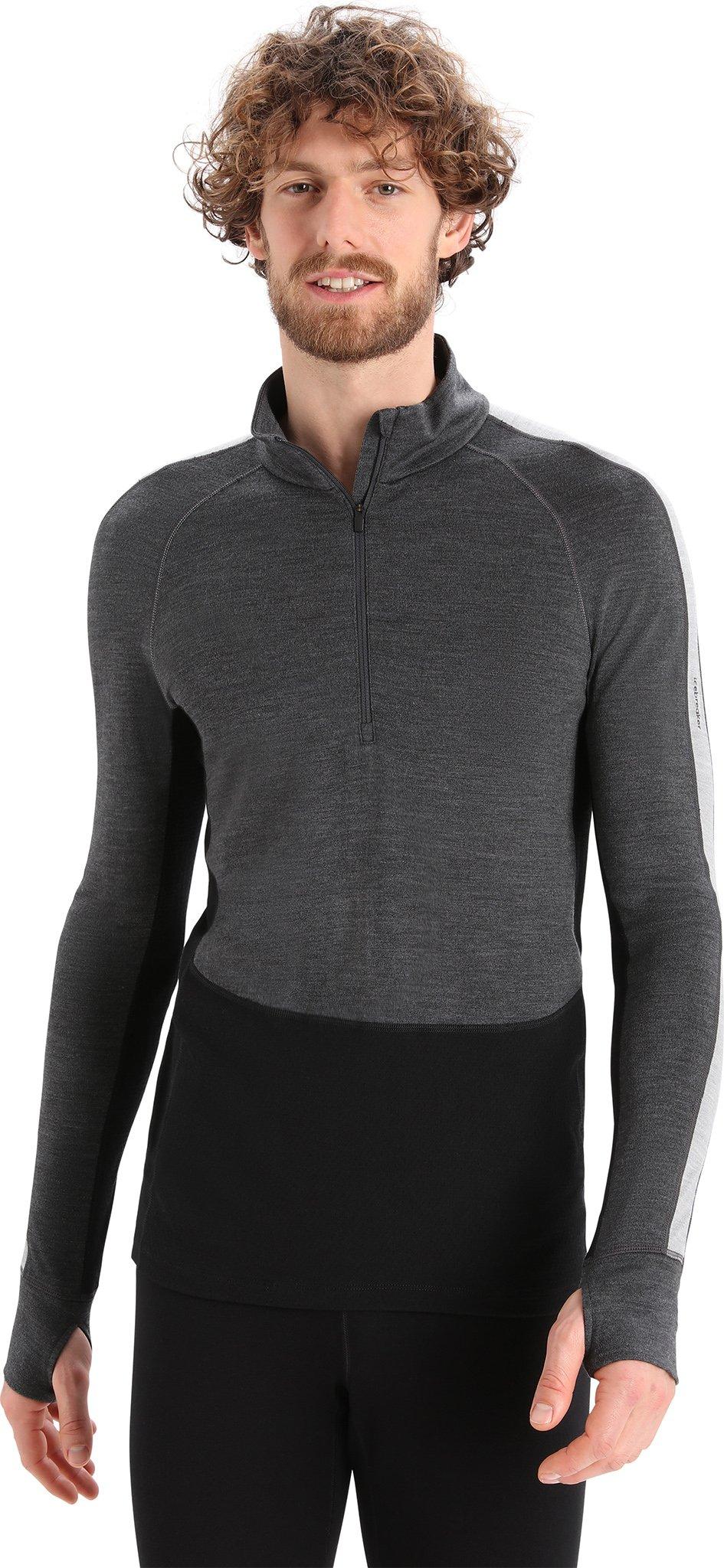 Image de produit pour Haut thermique à manches longues et demi-glissière en mérinos 260 ZoneKnit - Homme