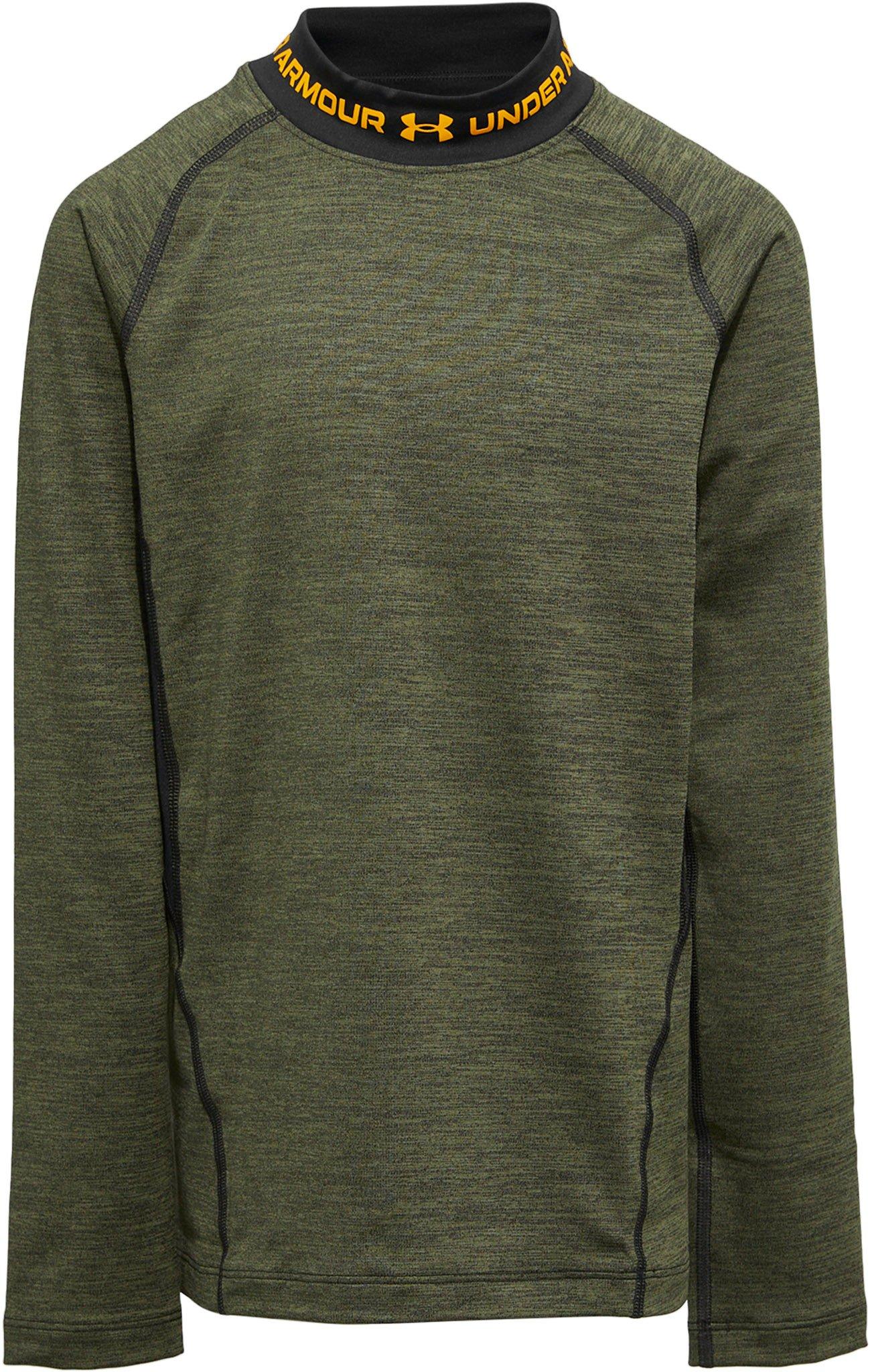 Product gallery image number 1 for product ColdGear Twist Mock Long Sleeve Baselayer Top - Kids