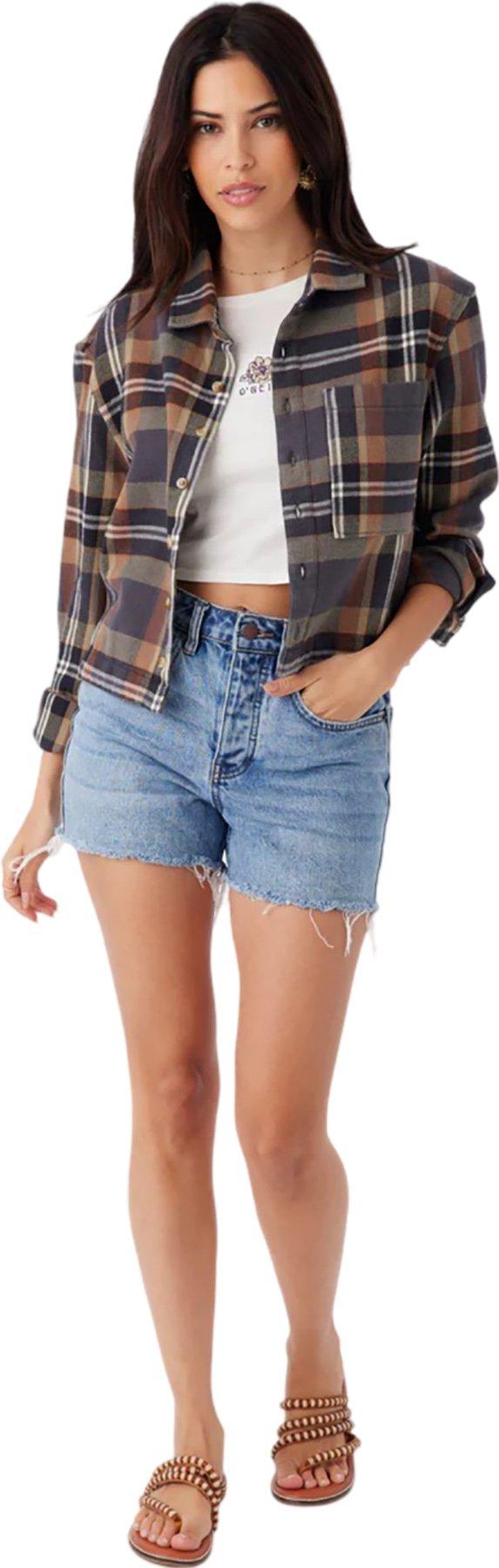 Product image for Roy Flannel Cropped Shirt - Women's