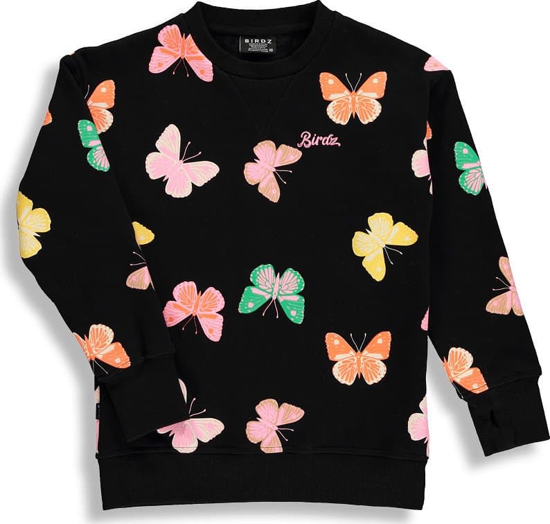 Product image for AOP Butterflies Crewneck - Kids