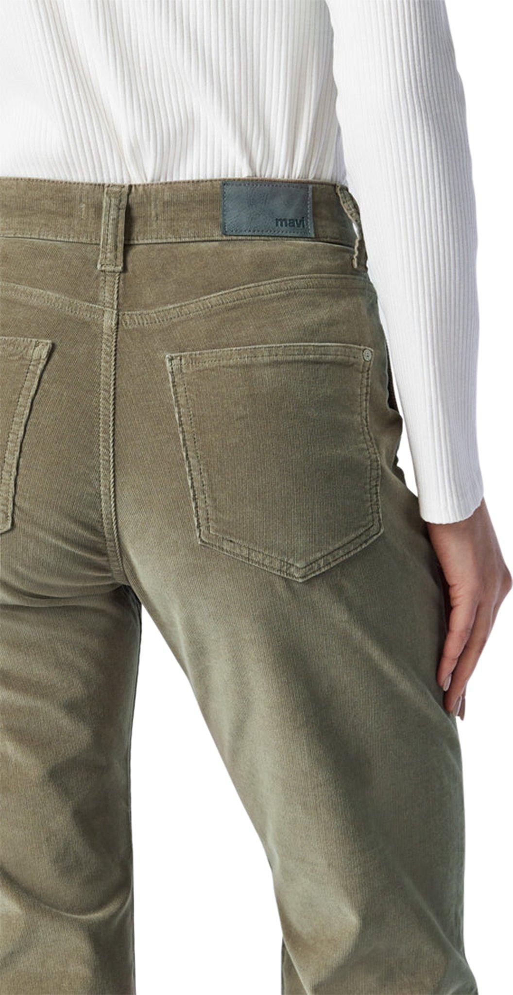 Numéro de l'image de la galerie de produits 5 pour le produit Pantalon en velours côtelé à jambe droite avec poche avant Shelia - Femme