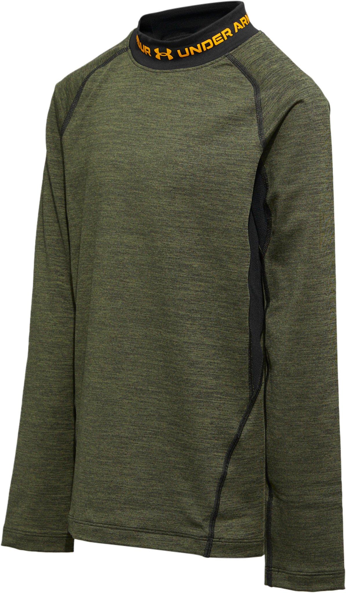 Product gallery image number 3 for product ColdGear Twist Mock Long Sleeve Baselayer Top - Kids