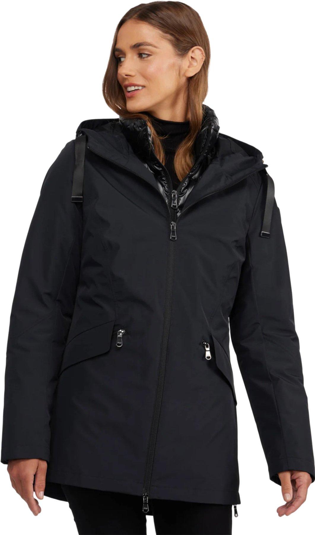 Image de produit pour Manteau léger 3 en 1 avec capuchon fixe Elara - Femme