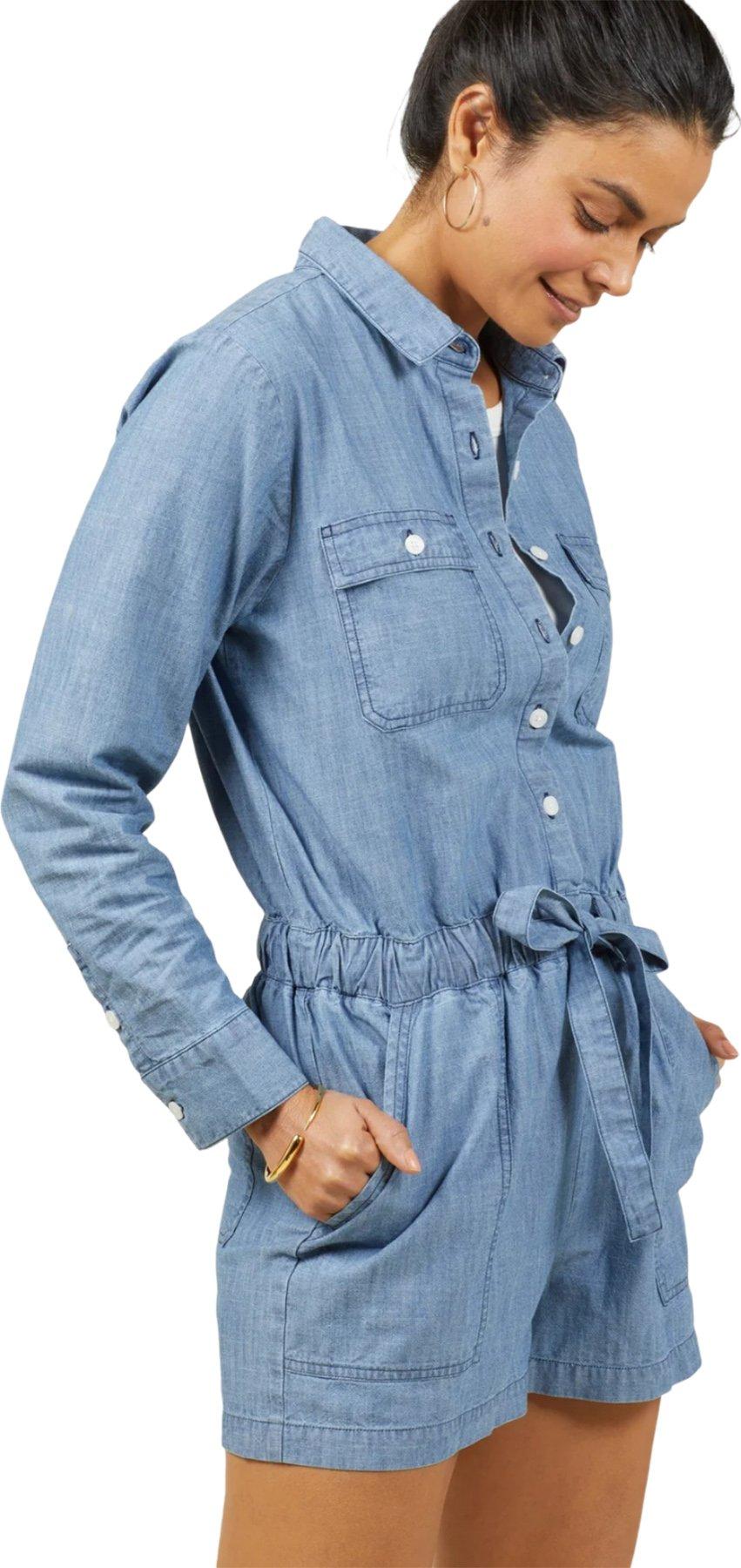 Product gallery image number 2 for product Benson Chambray Jumpsuit - Women's