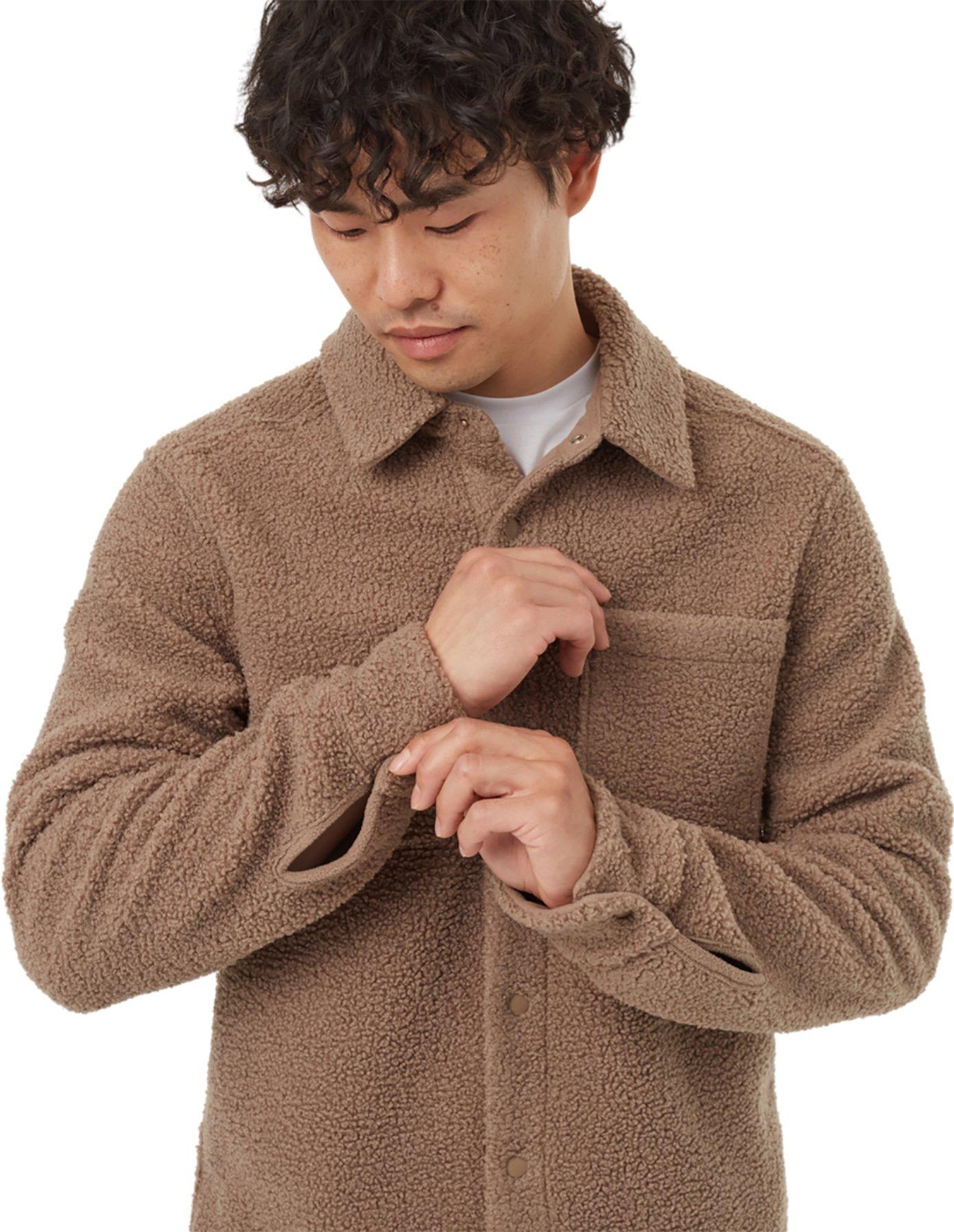 Product gallery image number 8 for product Reversible Recycled Boucle Fleece Jacket - Men's