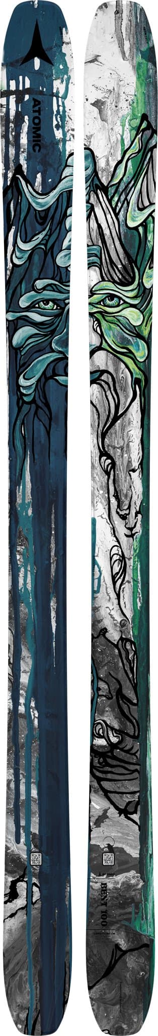 Product gallery image number 1 for product Bent 100 Alpine Skis - Unisex