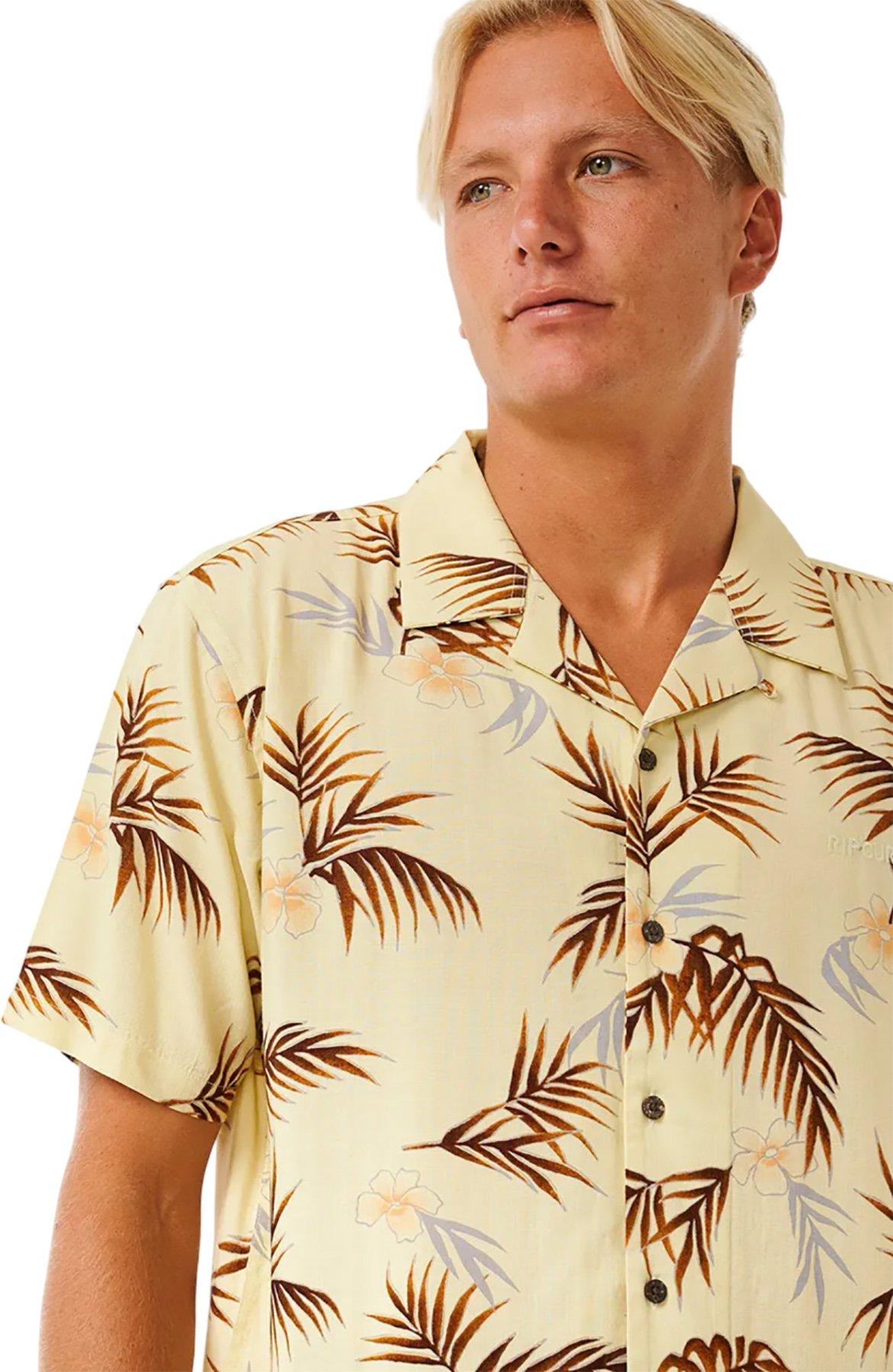 Product gallery image number 5 for product Surf Revival Floral Short Sleeve Shirt - Men's