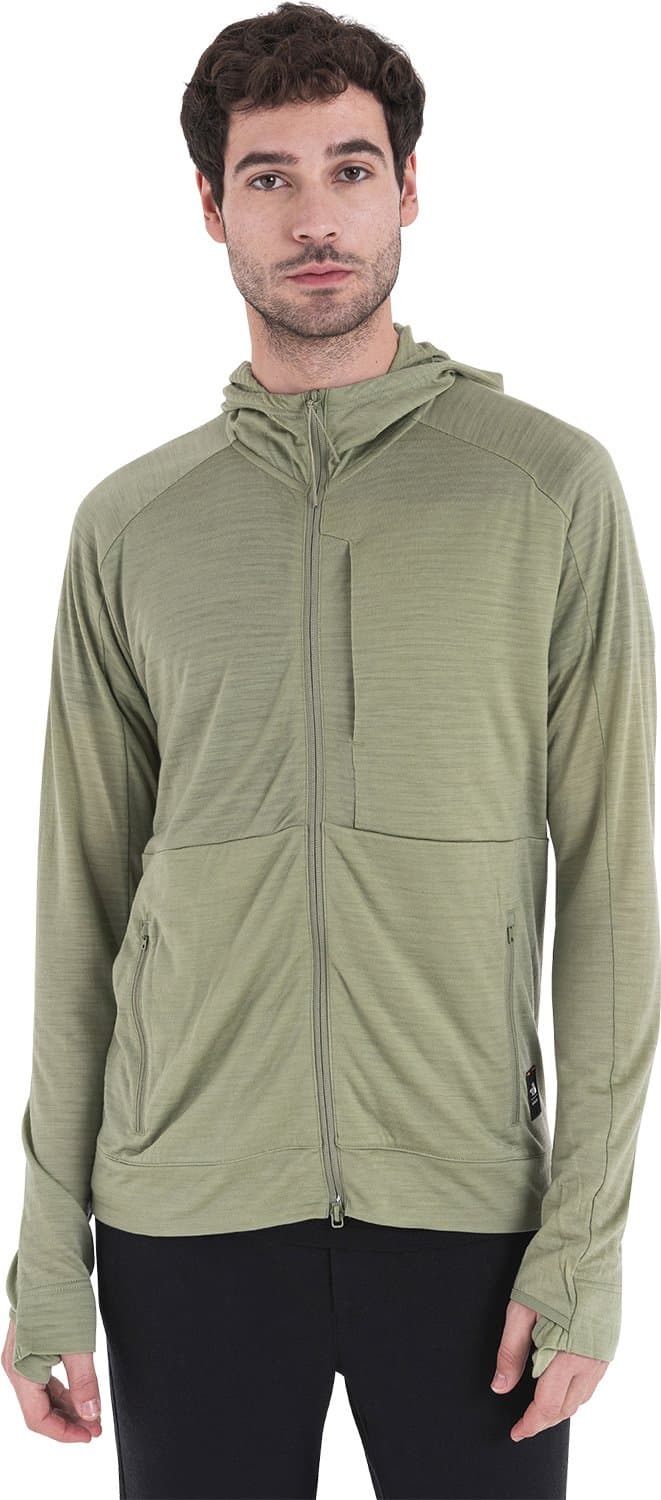 Product gallery image number 6 for product Icebreaker x TNF Merino 200 Realfleece Long Sleeve Zip Hoodie - Men's