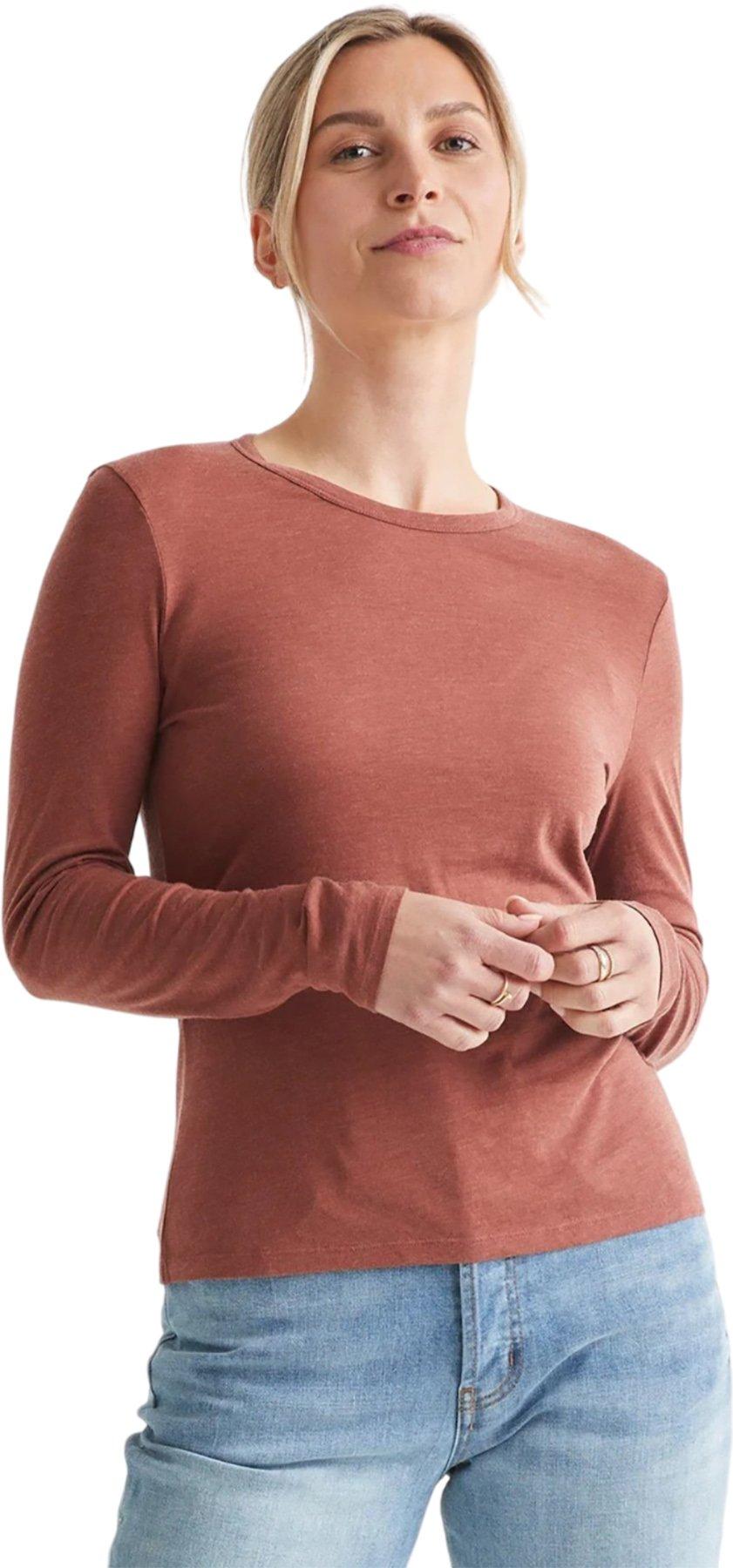 Numéro de l'image de la galerie de produits 4 pour le produit T-shirt à manches longues coupe ajustée Durasoft - Femme