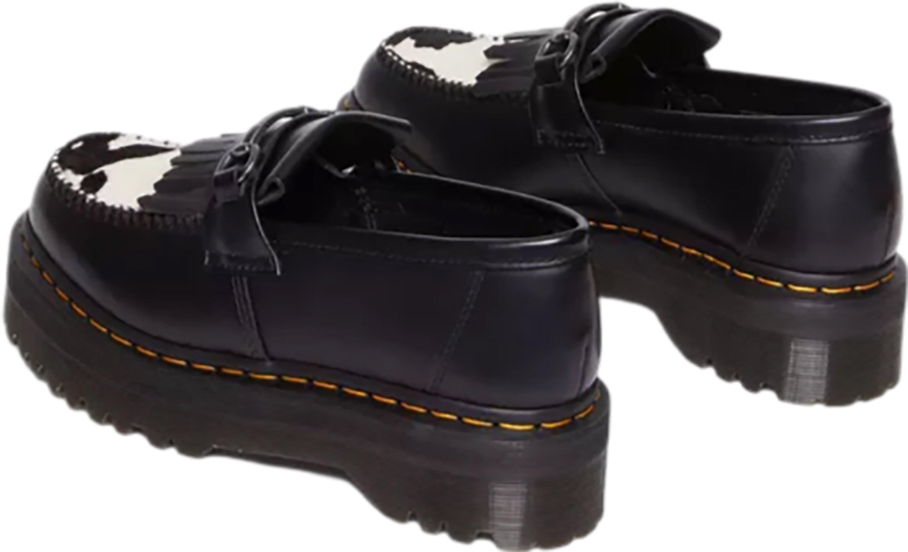 Product gallery image number 7 for product Adrian Snaffle Hair On & Leather Cow Print Kiltie Loafers - Unisex