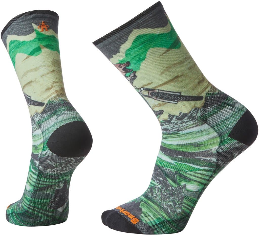 Image de produit pour Chaussettes mi-mollet à imprimé loup Bike Zero Cushion - Unisexe