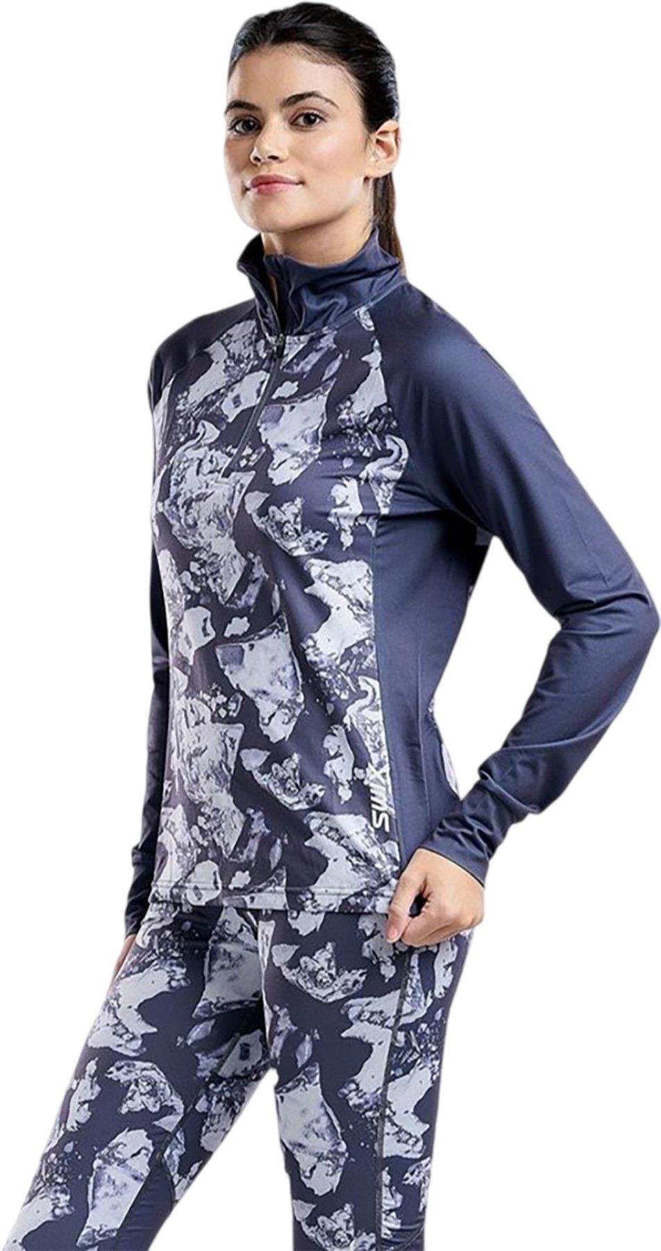 Product gallery image number 4 for product Tista 1/2 Zip Printed Long Sleeve Midlayer Top - Women's