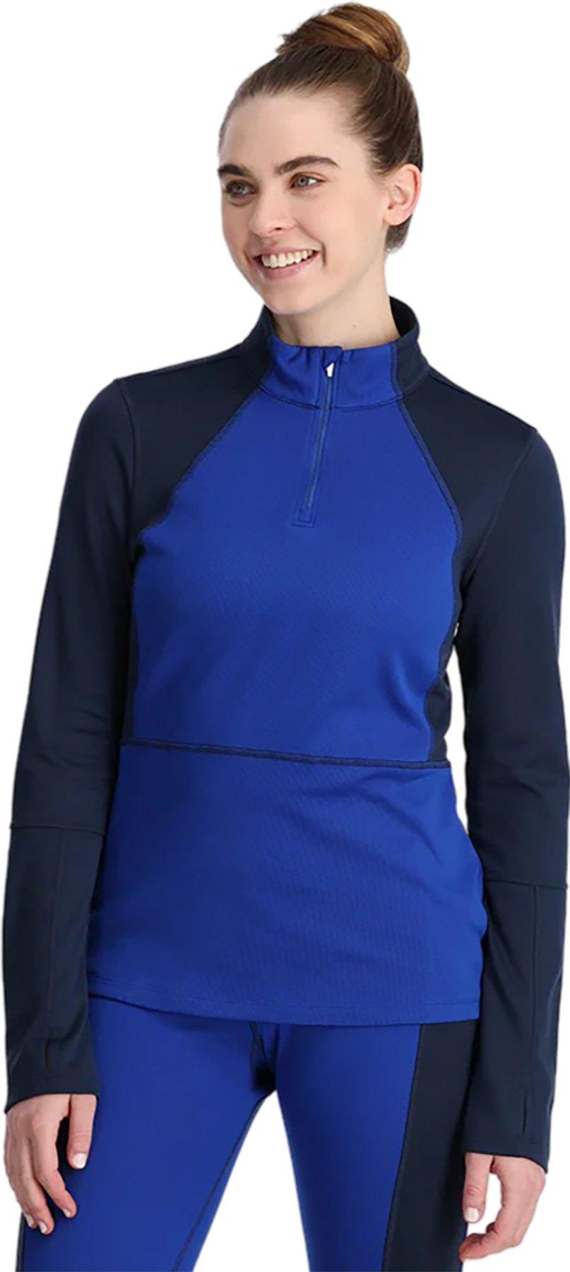 Product gallery image number 5 for product Charger Stretch 1/2 Zip Base Layer Top - Women's