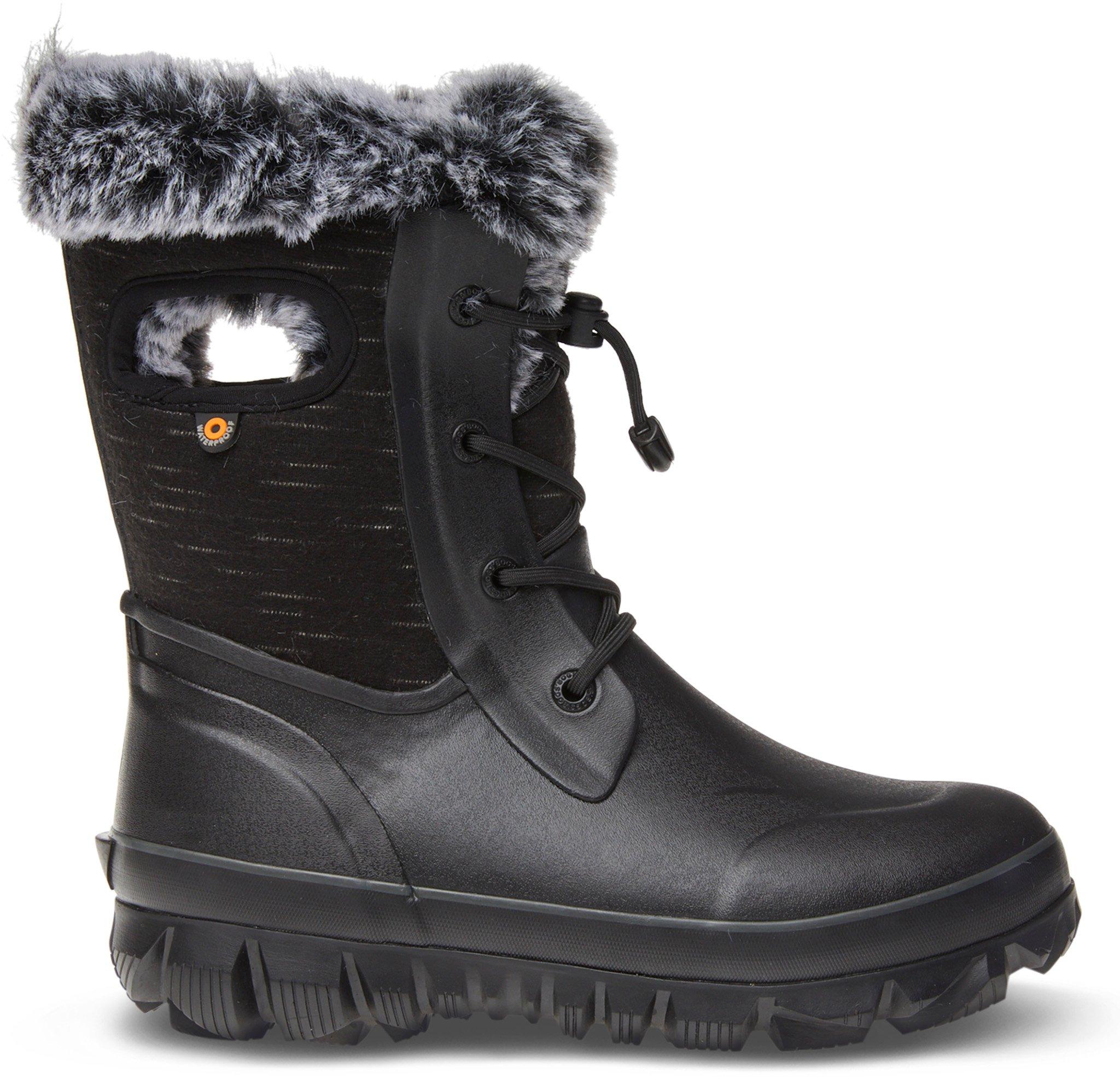 Product gallery image number 1 for product Arcata II Cozy Plaid Winter Boots - Kids