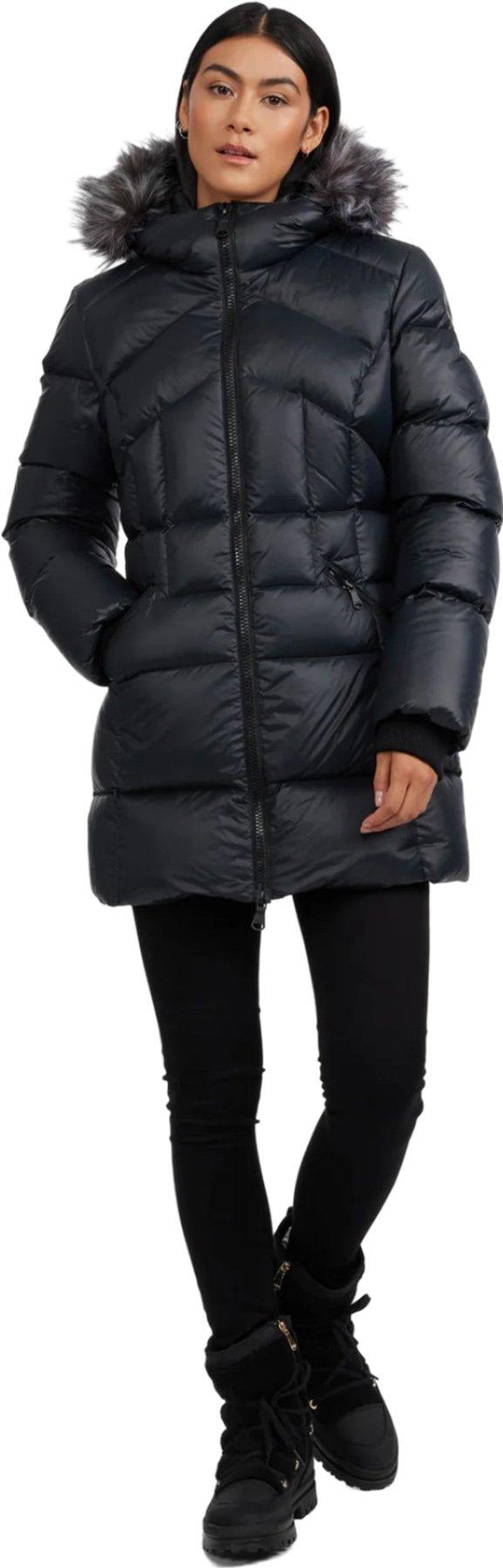 Product gallery image number 3 for product Ares Puffer Jacket with Faux Fur Trim - Women's