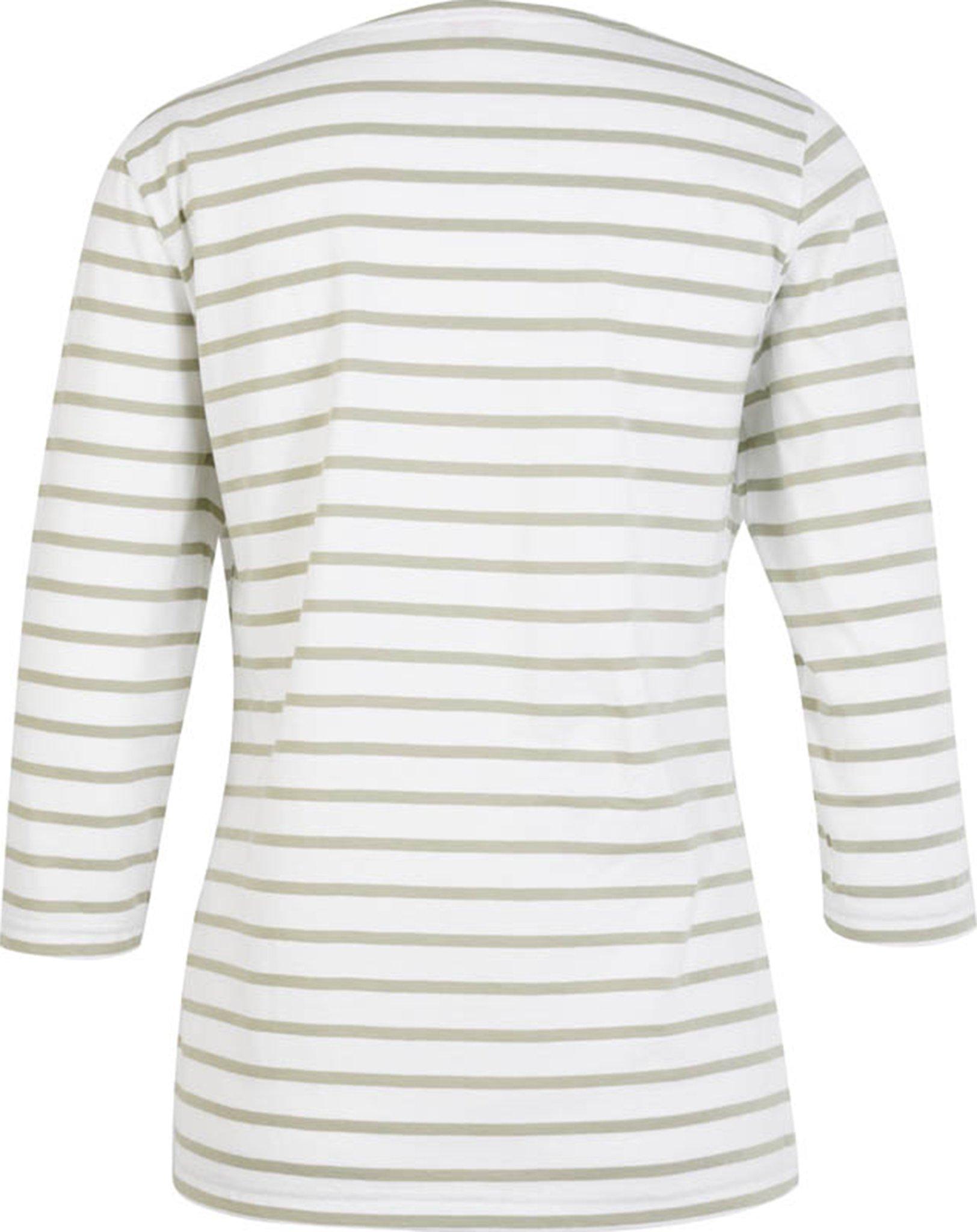 Product gallery image number 2 for product Cap Coz 3/4 Sleeves Breton Striped Jersey - Women's