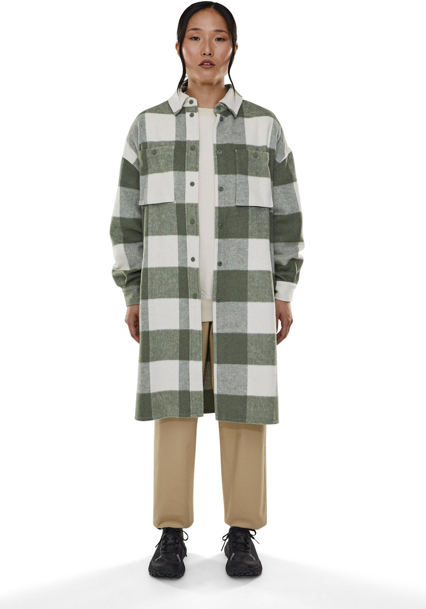 Product gallery image number 6 for product Bellingham Long Plaid Shirt Jacket - Women's